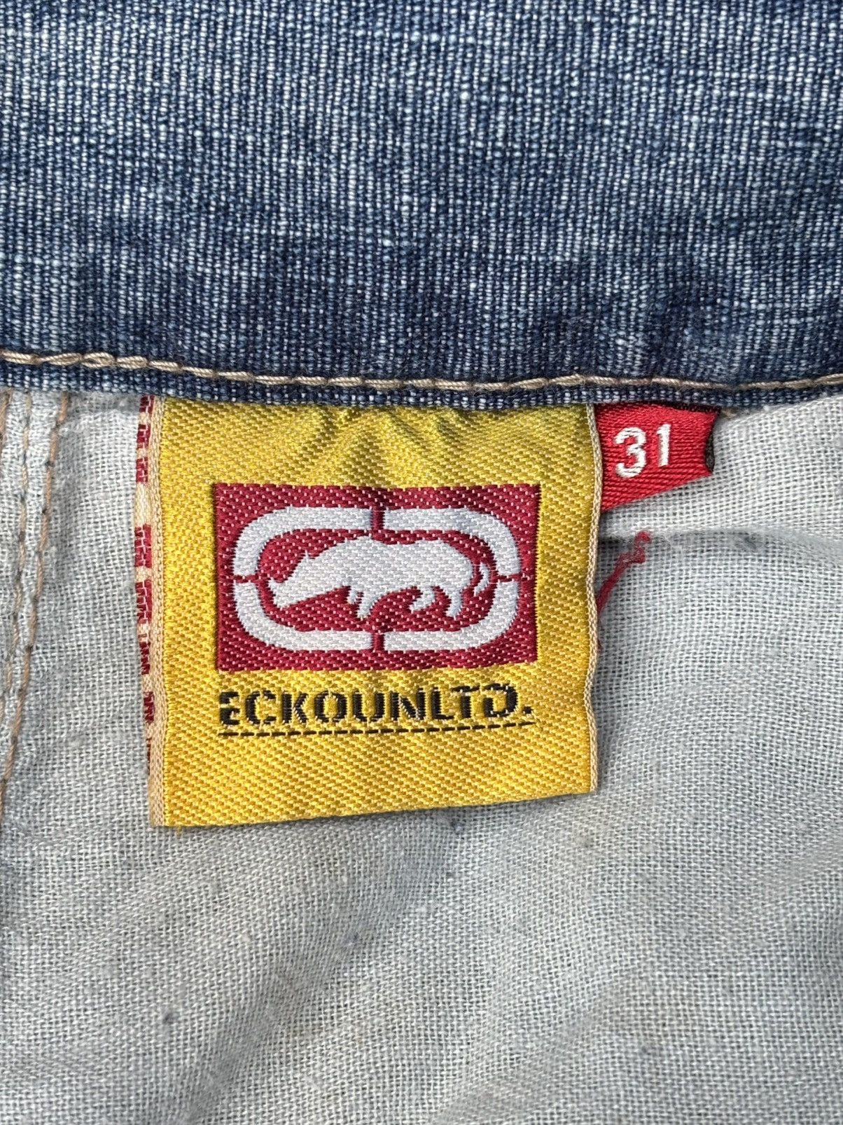 Ecko Unltd. Vintage Y2K Ecko Unltd Baggy Skater Jeans Embroidered Pocket Size US 31 - 10 Thumbnail