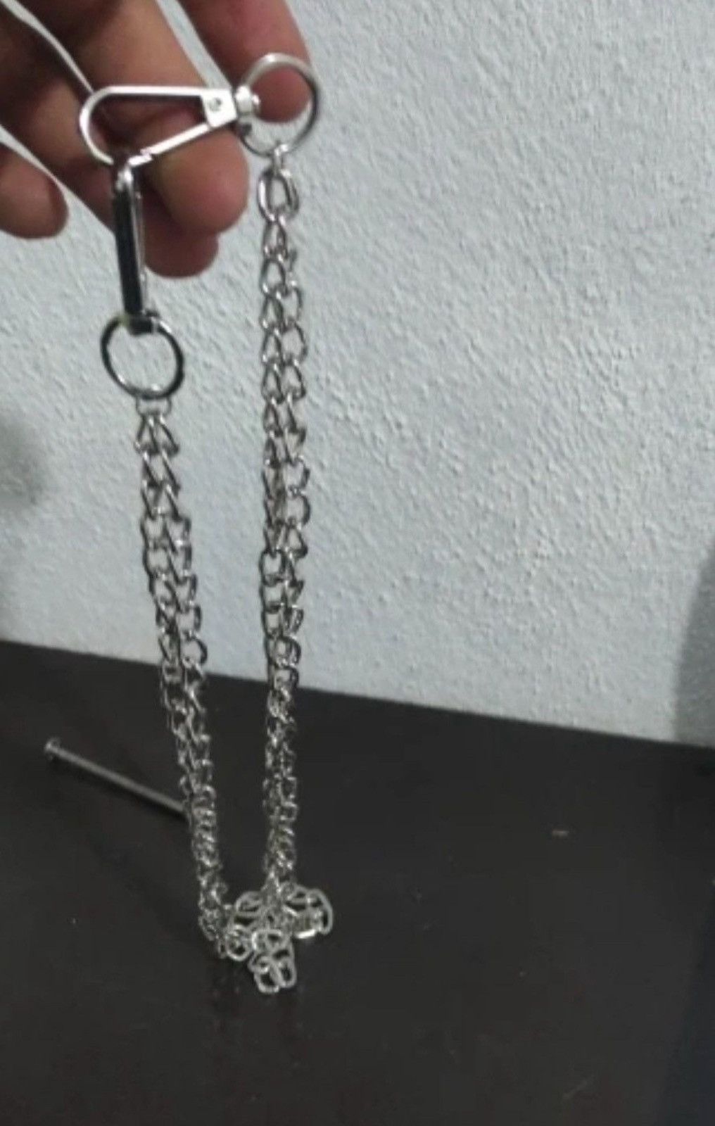 Japanese Brand 35cm + 45cm Double Chain Simple Wallet Safety Chain Size ONE SIZE - 9 Thumbnail