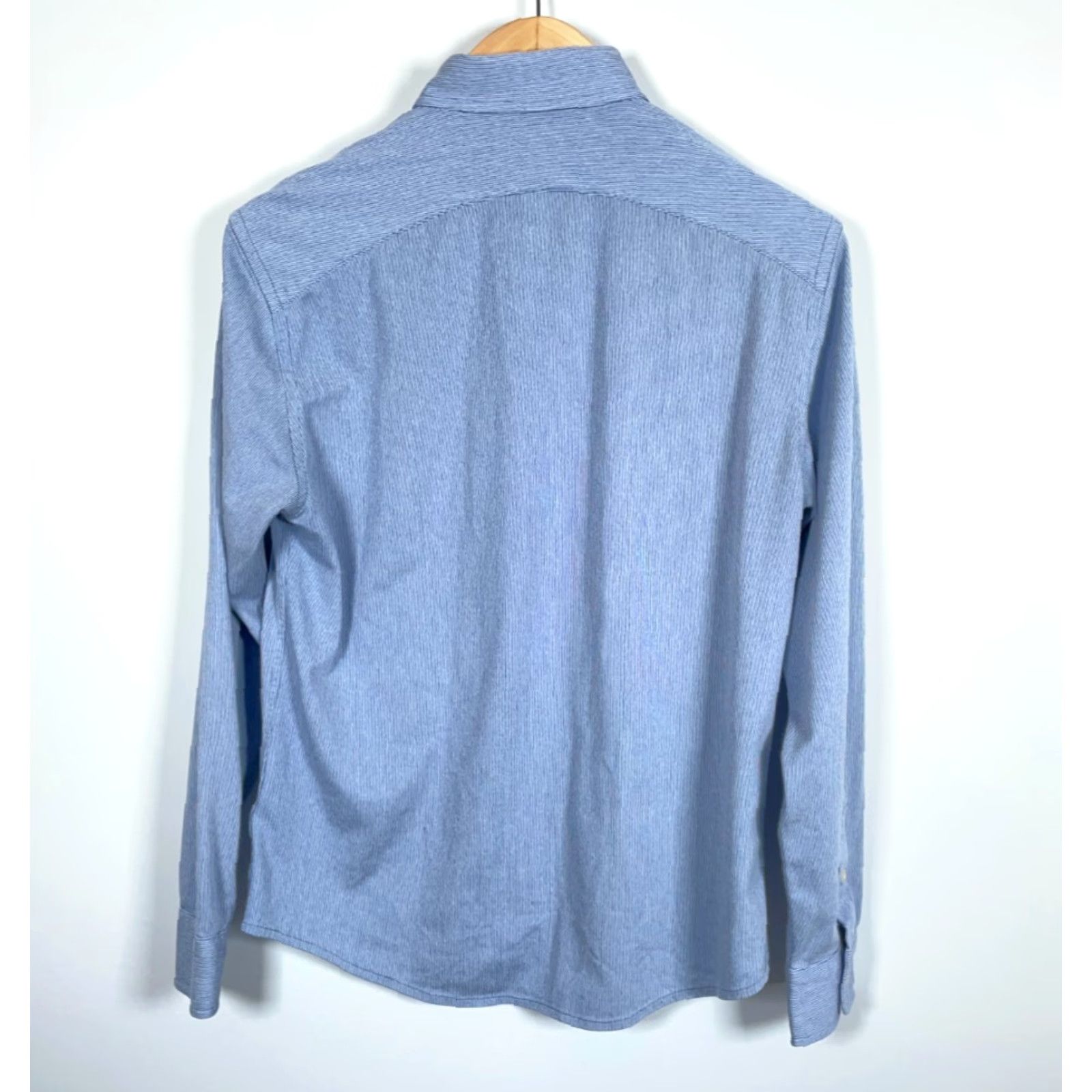 Vintage Ministry of Supply Long Sleeve Shirt Men's Small Light Blue Cotton Blend Size US S / EU 44-46 / 1 - 2 Thumbnail
