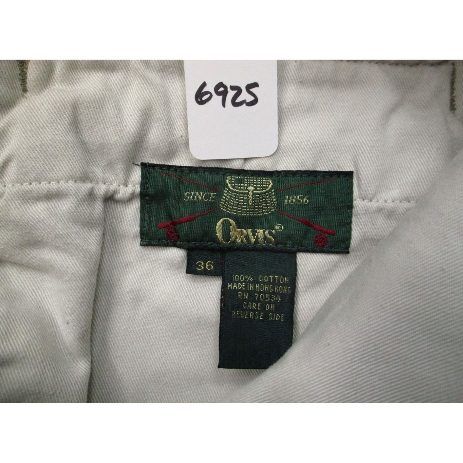 Orvis Orvis Jeans Men 36x32 Brown Cargo Utility Pants Denim Vintage 90s Retro Straight Regular Pocket Logo Size US 36 / EU 52 - 8 Thumbnail