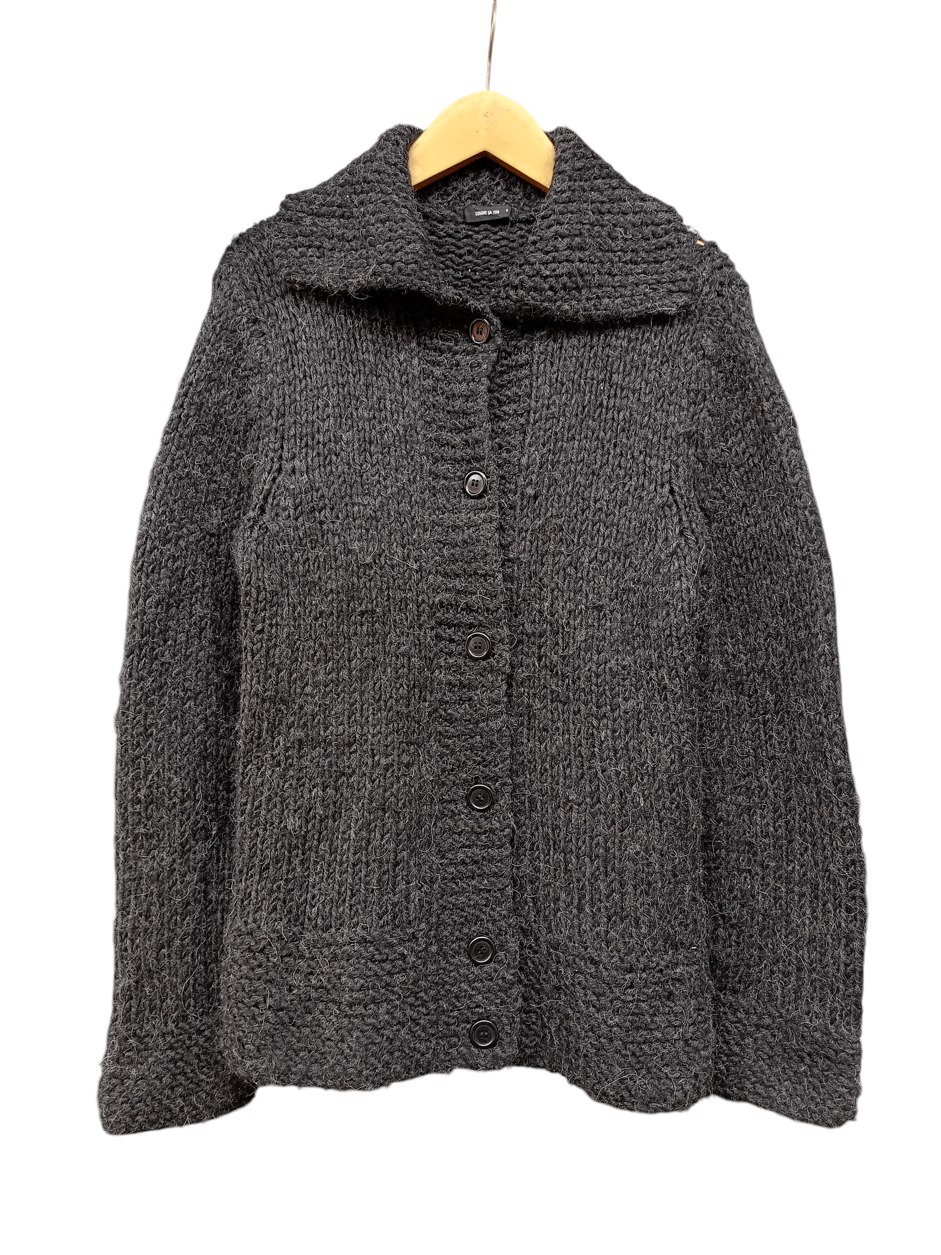 Comme Ca Ism 2000s COMME CA ISM KNIT MONGHAIR CARDIGAN Size M / US 6-8 / IT 42-44 - 1 Thumbnail
