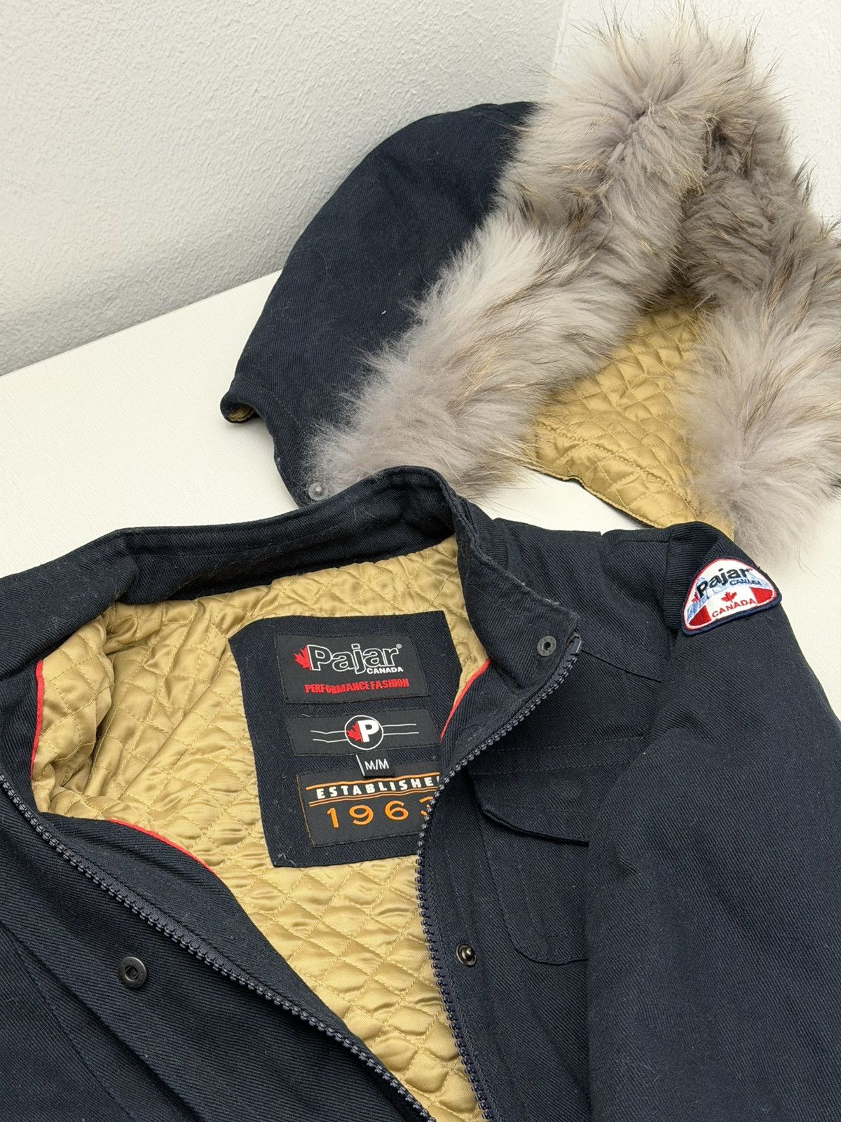 Pajar PAJAR Canada Faux Fur-Trim Hooded Quilted Lined Jacket Coat Size M / US 6-8 / IT 42-44 - 7 Thumbnail