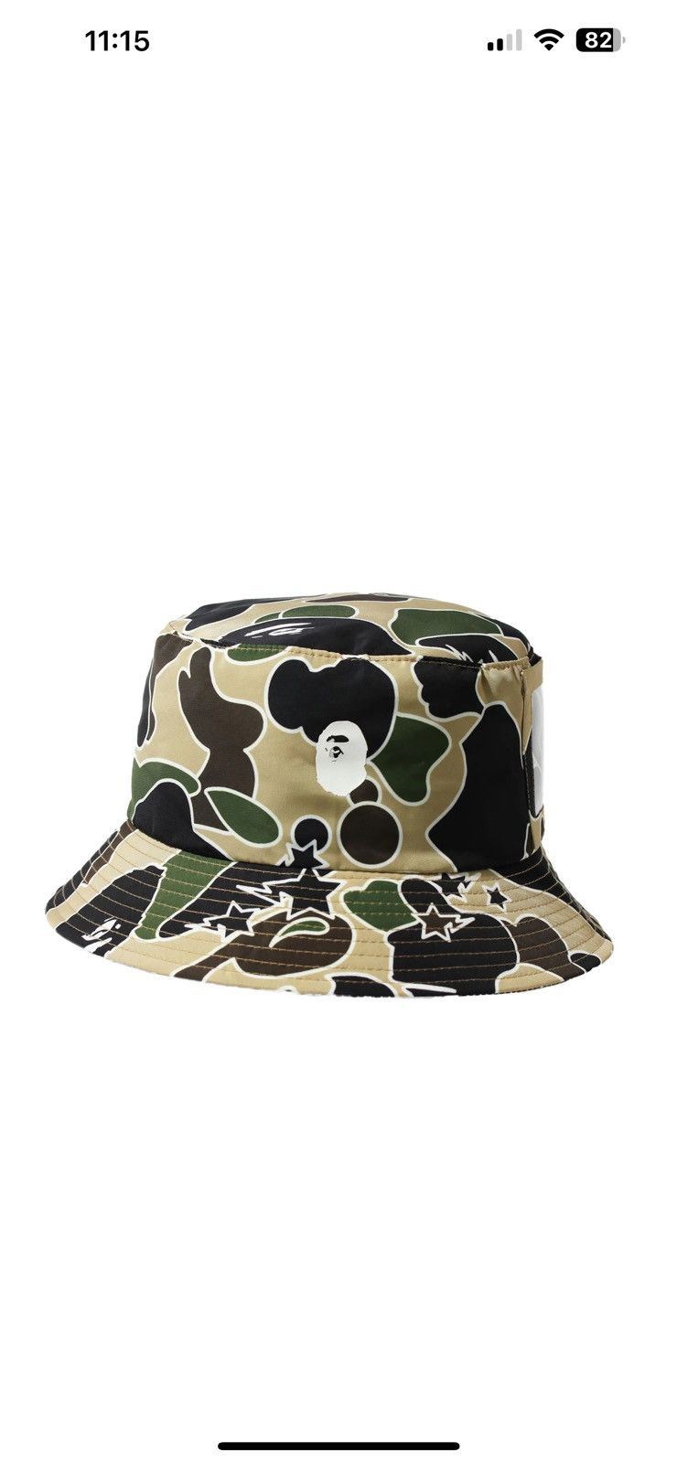 Bape Brand new A bathing ape Bape sta camo pocket hat large Size ONE SIZE - 1 Thumbnail