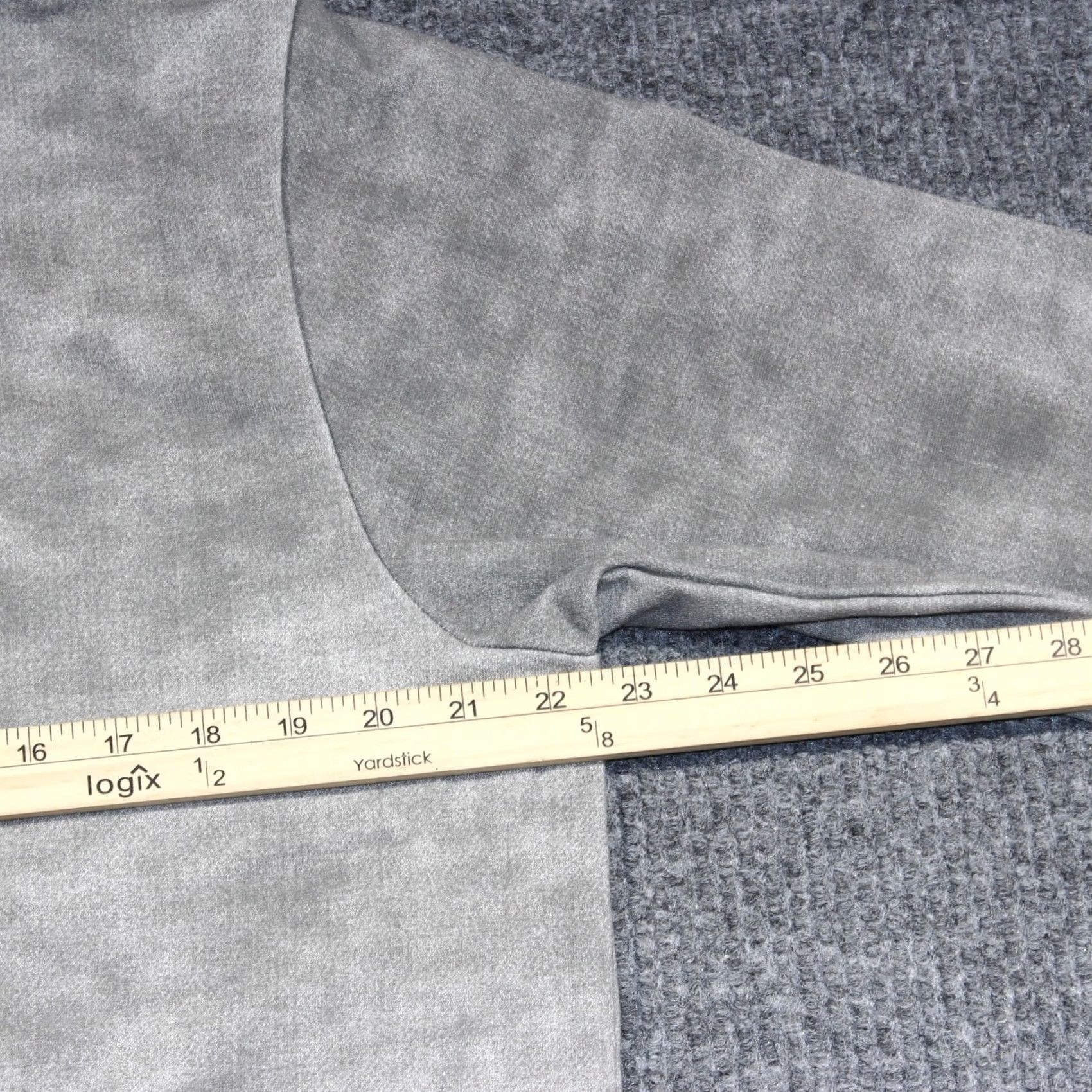Adidas Adidas Hoodie Mens Medium Gray Acid Wash Sports Activewear Drawstrings Stretch Shirt Size US M / EU 48-50 / 2 - 7 Thumbnail