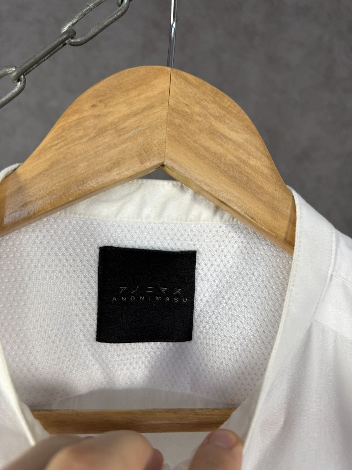 Japanese Brand Anonimasu avant garde designer shirt Size US L / EU 52-54 / 3 - 3 Thumbnail