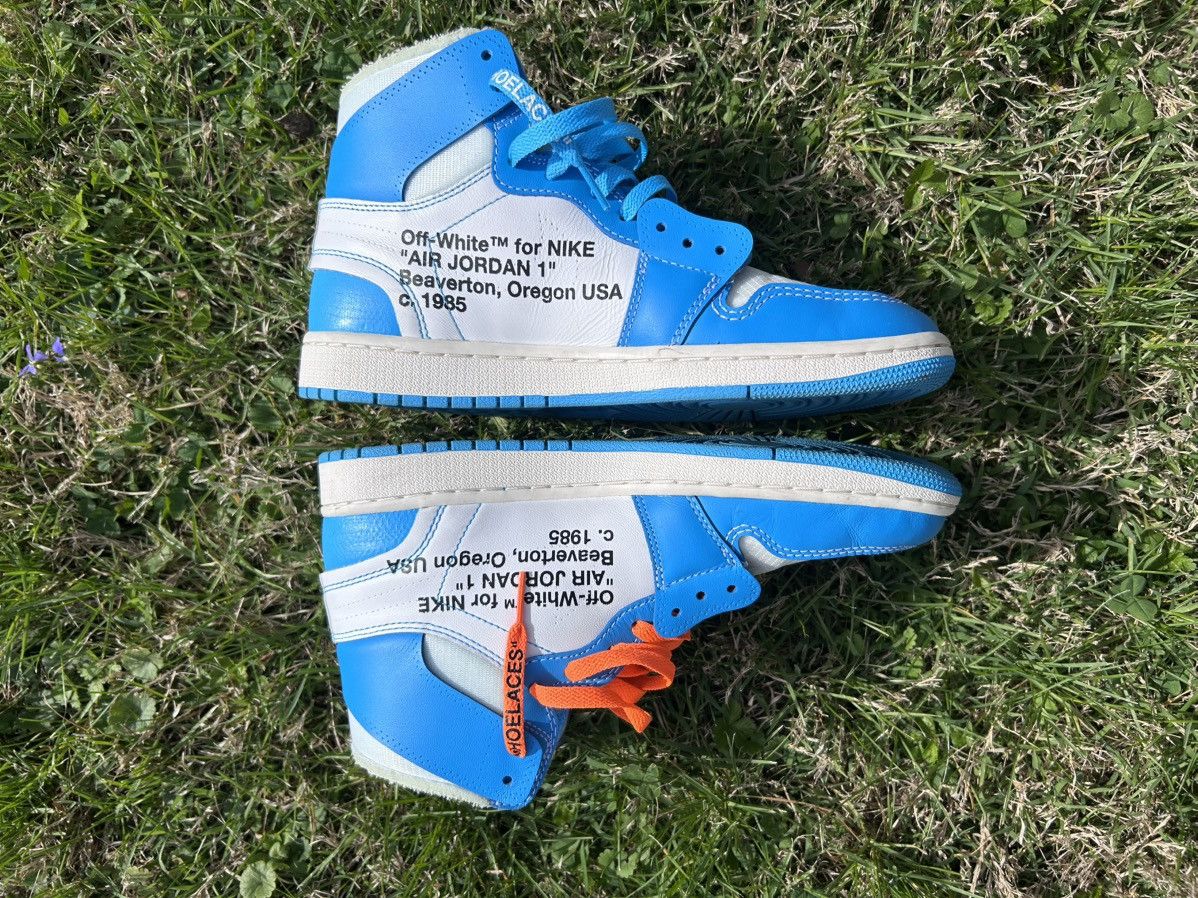 Nike × Off-White OFF WHITE JORDAN 1 UNC Size US 9 / EU 42 - 3 Thumbnail