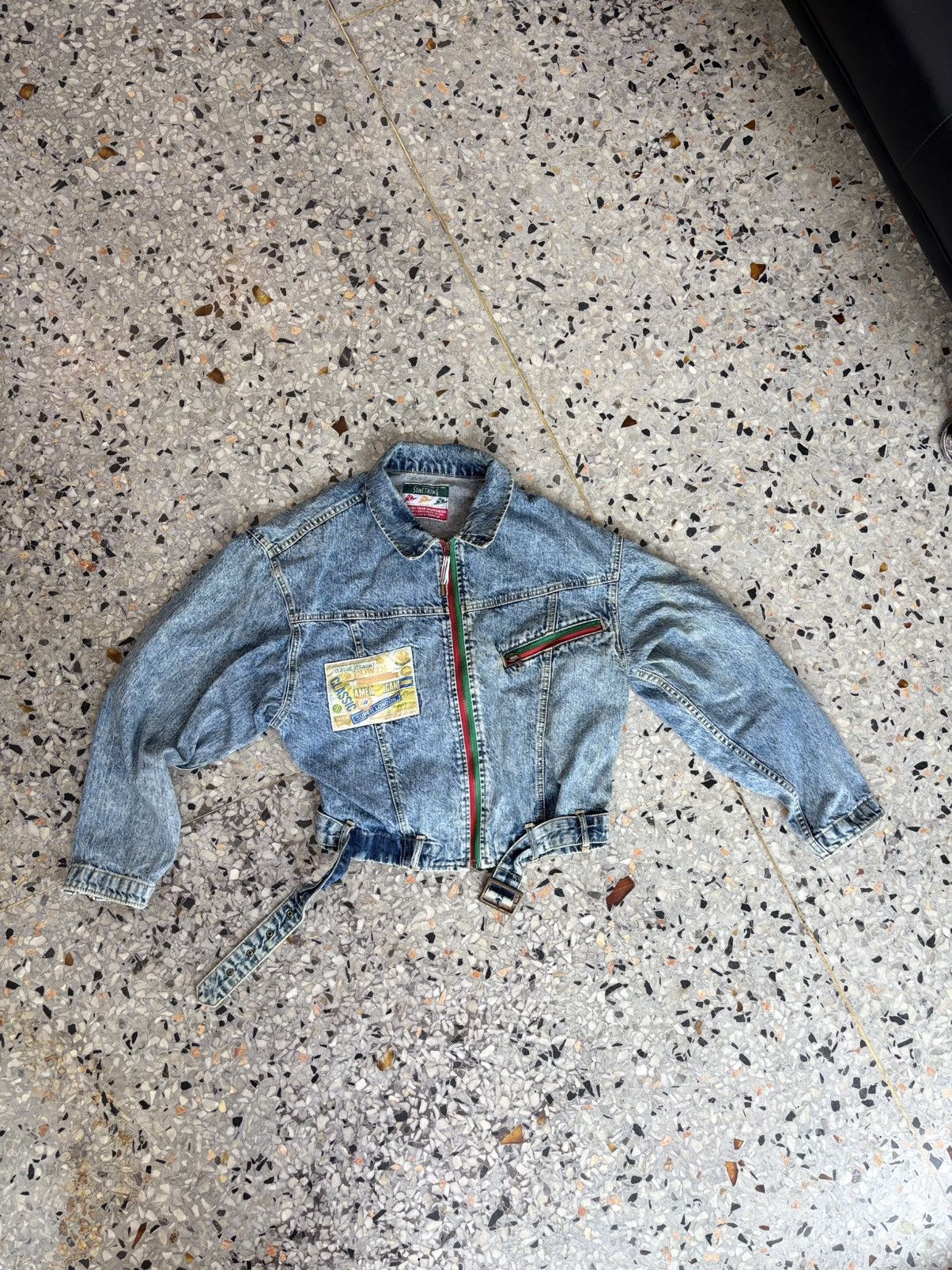 Edwin × Japanese Brand Edwin Jacket 🩵 stone wash 🏍️ Size US S / EU 44-46 / 1 - 2 Thumbnail