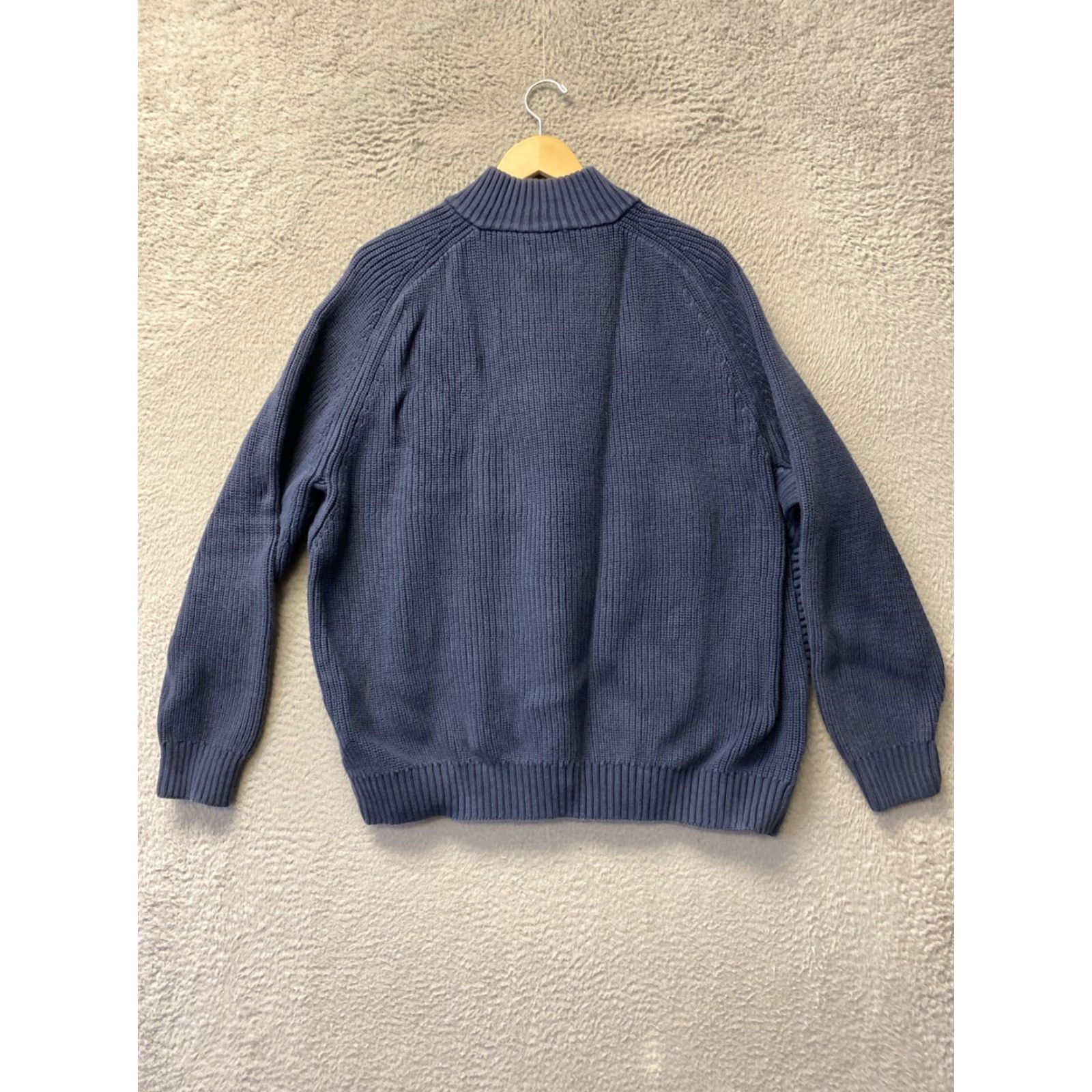 Vintage Duluth Shawl Collar Sweater Mens XL NAVY Knit /0591 Size US XL / EU 56 / 4 - 7 Thumbnail
