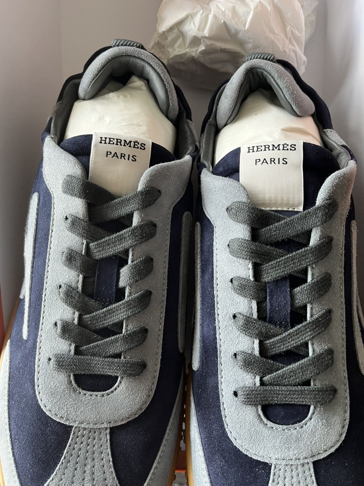 Hermes Runway Hermes Jet Sneaker Brand New Full Set Size US 10.5 / EU 43-44 - 8 Thumbnail