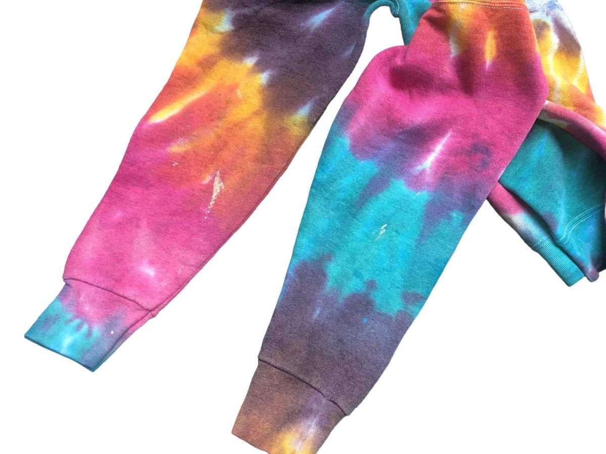 Band Tees × Pink Floyd × Vintage 🔥Vintage PINK FLOYD Tie Dye Bootleg Rock Band Sweatshirt Size US L / EU 52-54 / 3 - 7 Thumbnail