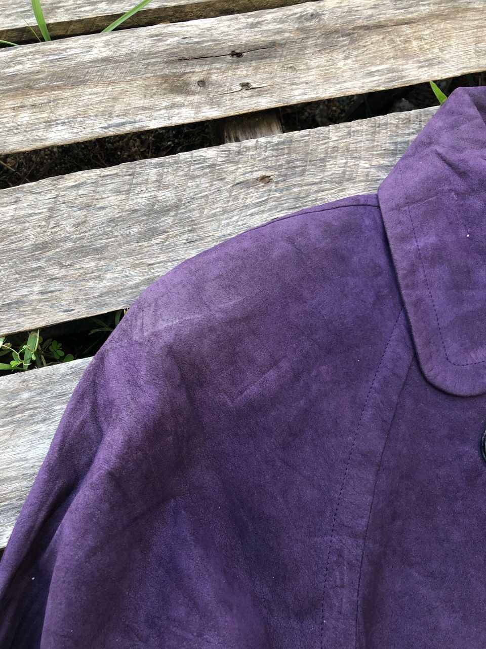 Vintage × Yves Saint Laurent Vintage 80s Yves Saint Laurent Double Breasted Suede Jacket Size S / US 4 / IT 40 - 4 Thumbnail
