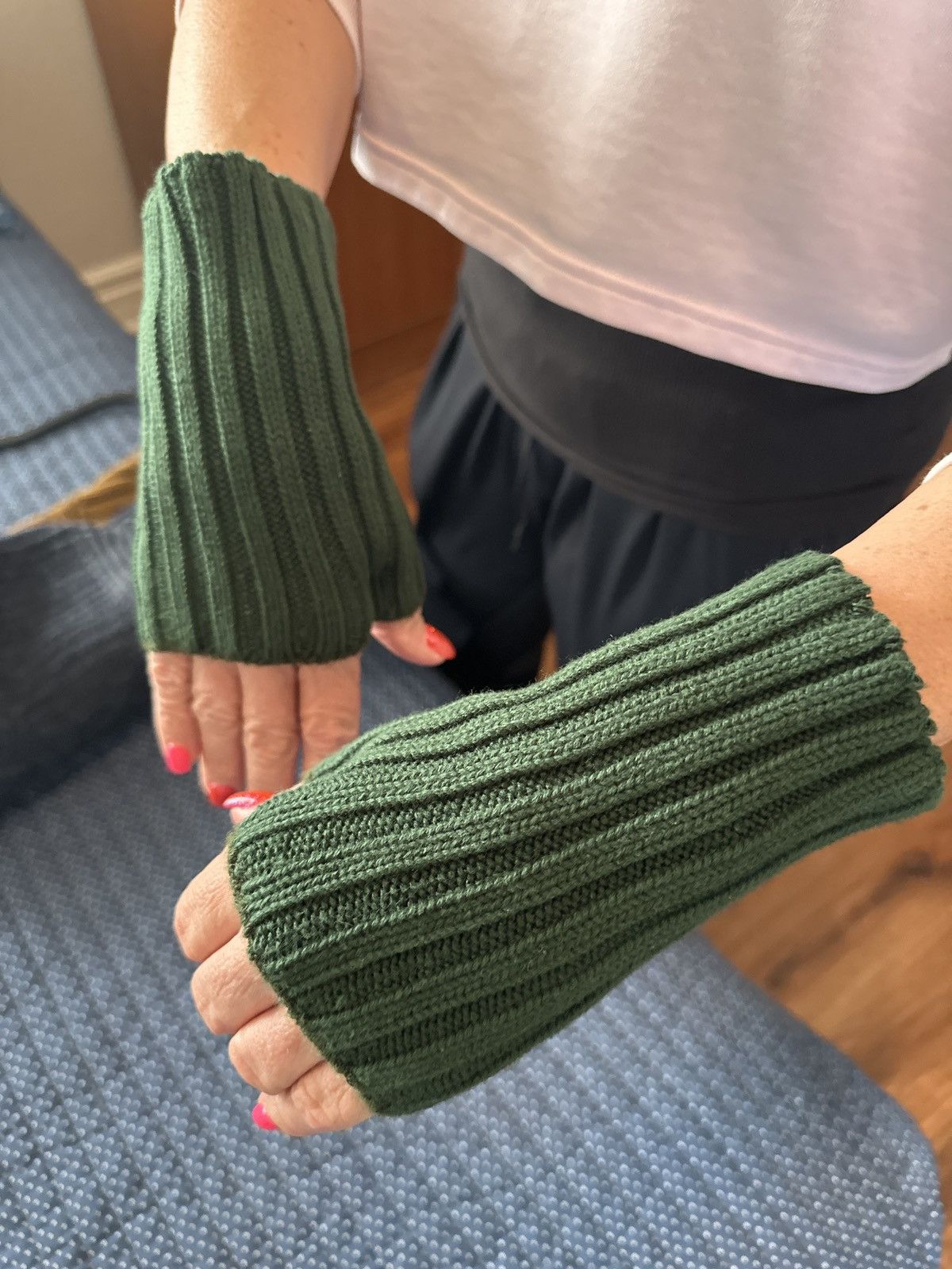 Kapital Kapital kountry wool knit fingerless gloves/mittens Size ONE SIZE - 6 Thumbnail