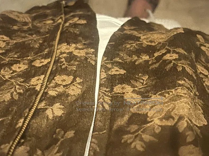 Song For The Mute SONG FOR THE MUTE Golden jacquard coat Size US M / EU 48-50 / 2 - 4 Thumbnail