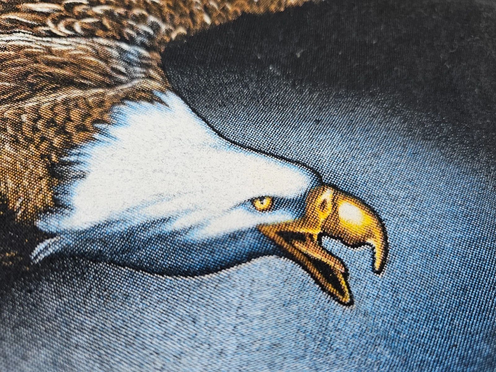 Other Vintage 90s Eagle Canyon Double Sided Graphic Tee Black 2XL Size US L / EU 52-54 / 3 - 6 Thumbnail