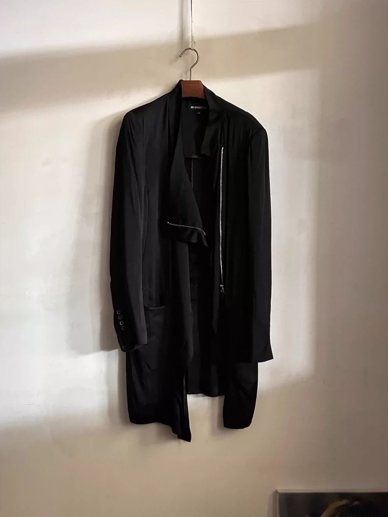 Ann Demeulemeester Ann Demeulemeester Silk coat jacket-2506 Size US XL / EU 56 / 4 - 2 Thumbnail