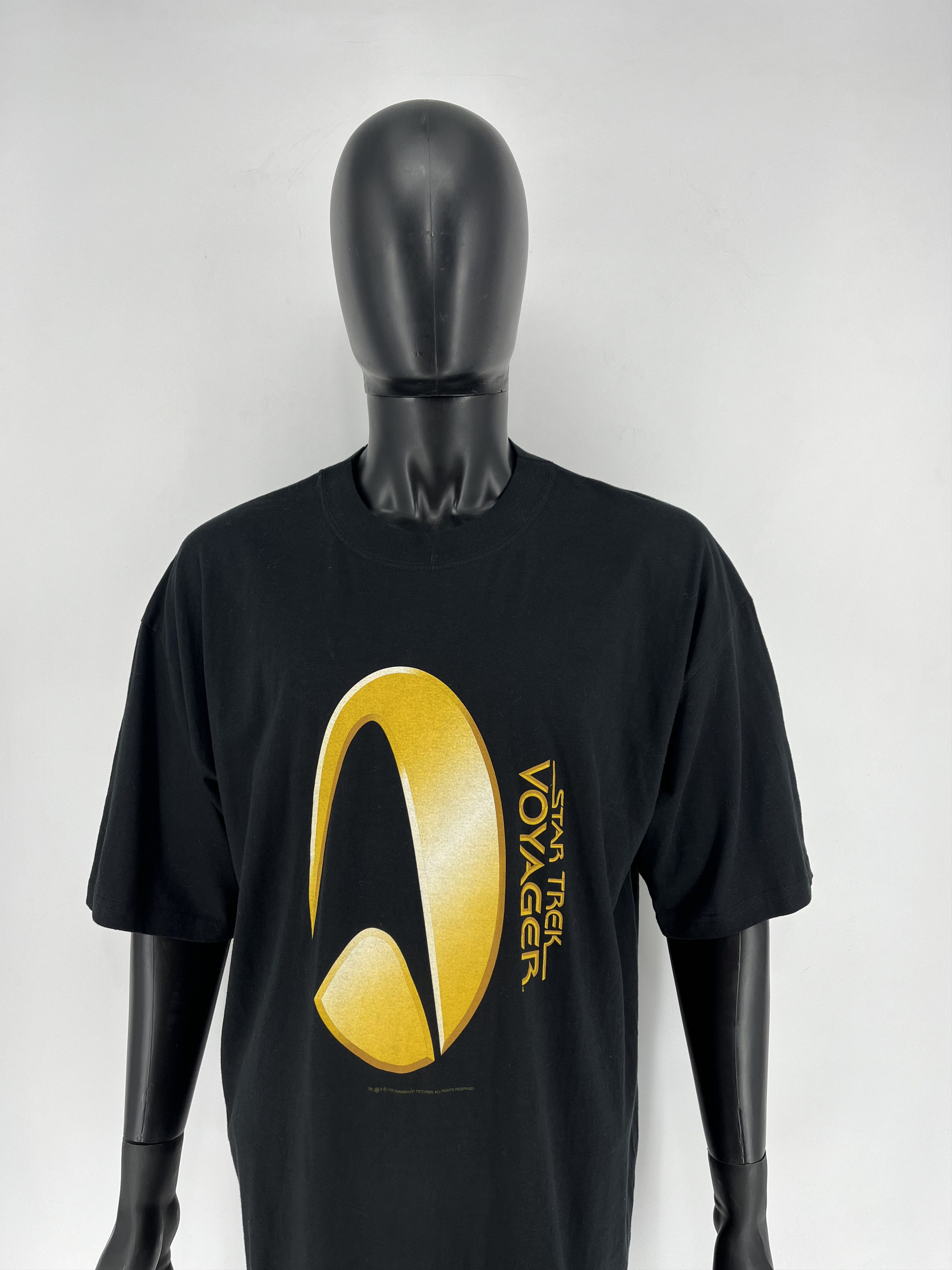 Band Tees × Vintage Movie Star trek voyager Tshirt 90s size XXLarge Size US XXL / EU 58 / 5 - 1 Thumbnail