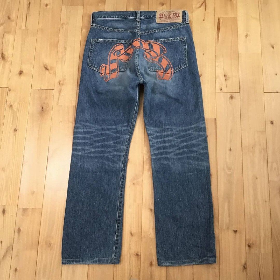 Bape BAPE Milo Face Denim Pants a bathing ape NIGO ★size S Size US 30 / EU 46 - 2 Thumbnail