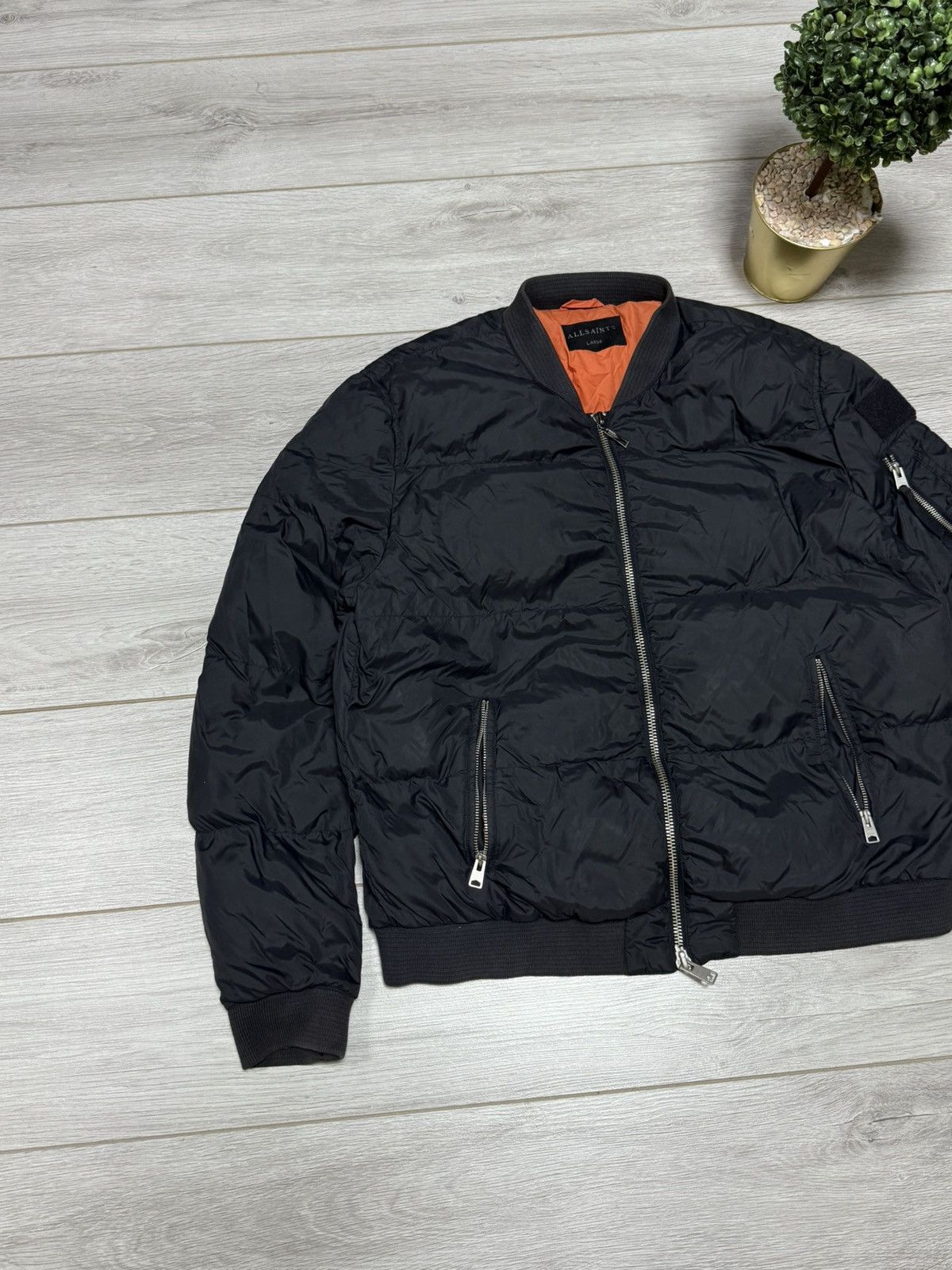 Allsaints Allsaints furlough bomber down jacket zip Size US L / EU 52-54 / 3 - 3 Thumbnail