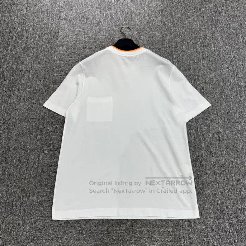 Hermes Hermes Embroidered Letter Pocket Short Sleeve Size US M / EU 48-50 / 2 - 6 Thumbnail