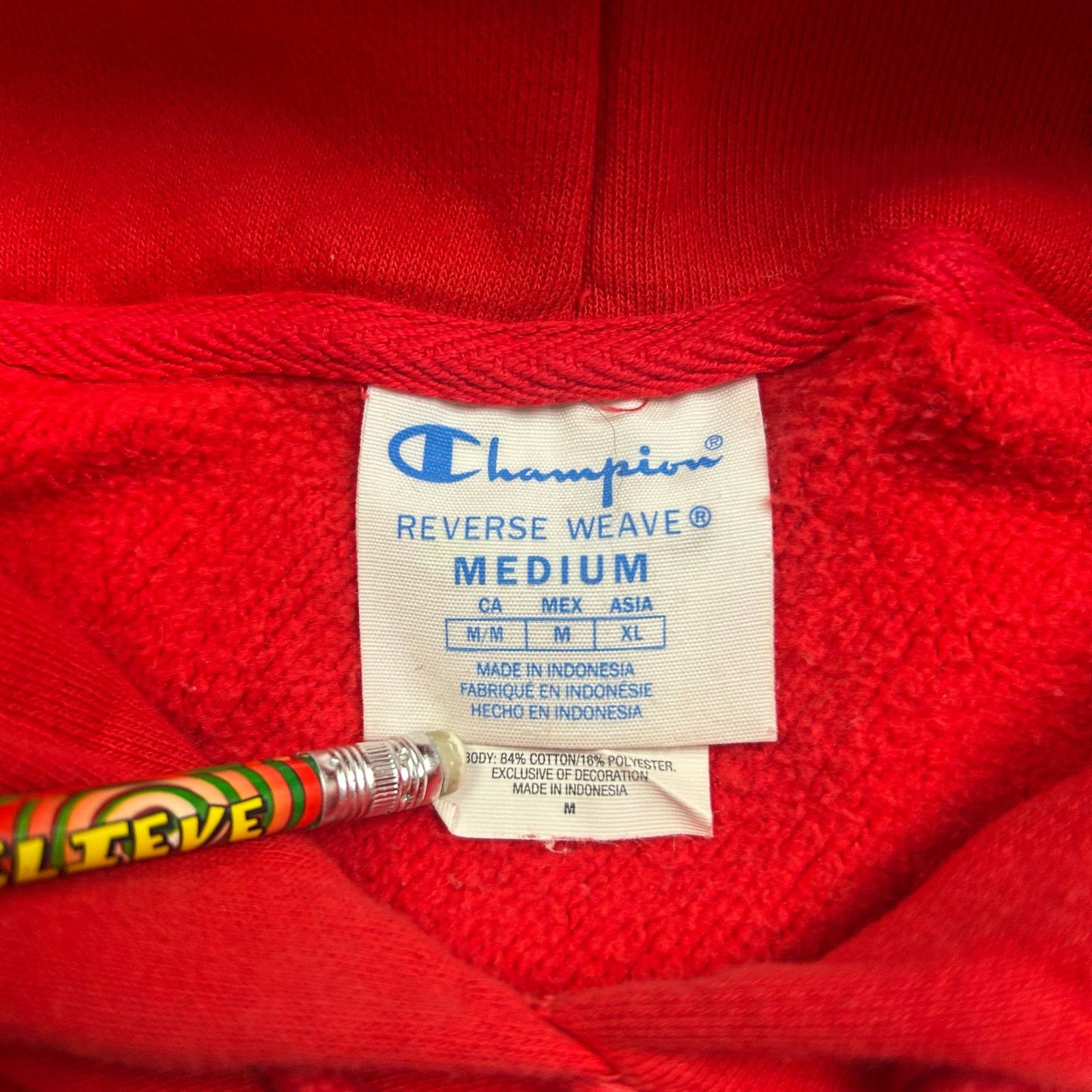 Champion Champion Reverse Weave Hoodie Red Size US M / EU 48-50 / 2 - 5 Thumbnail