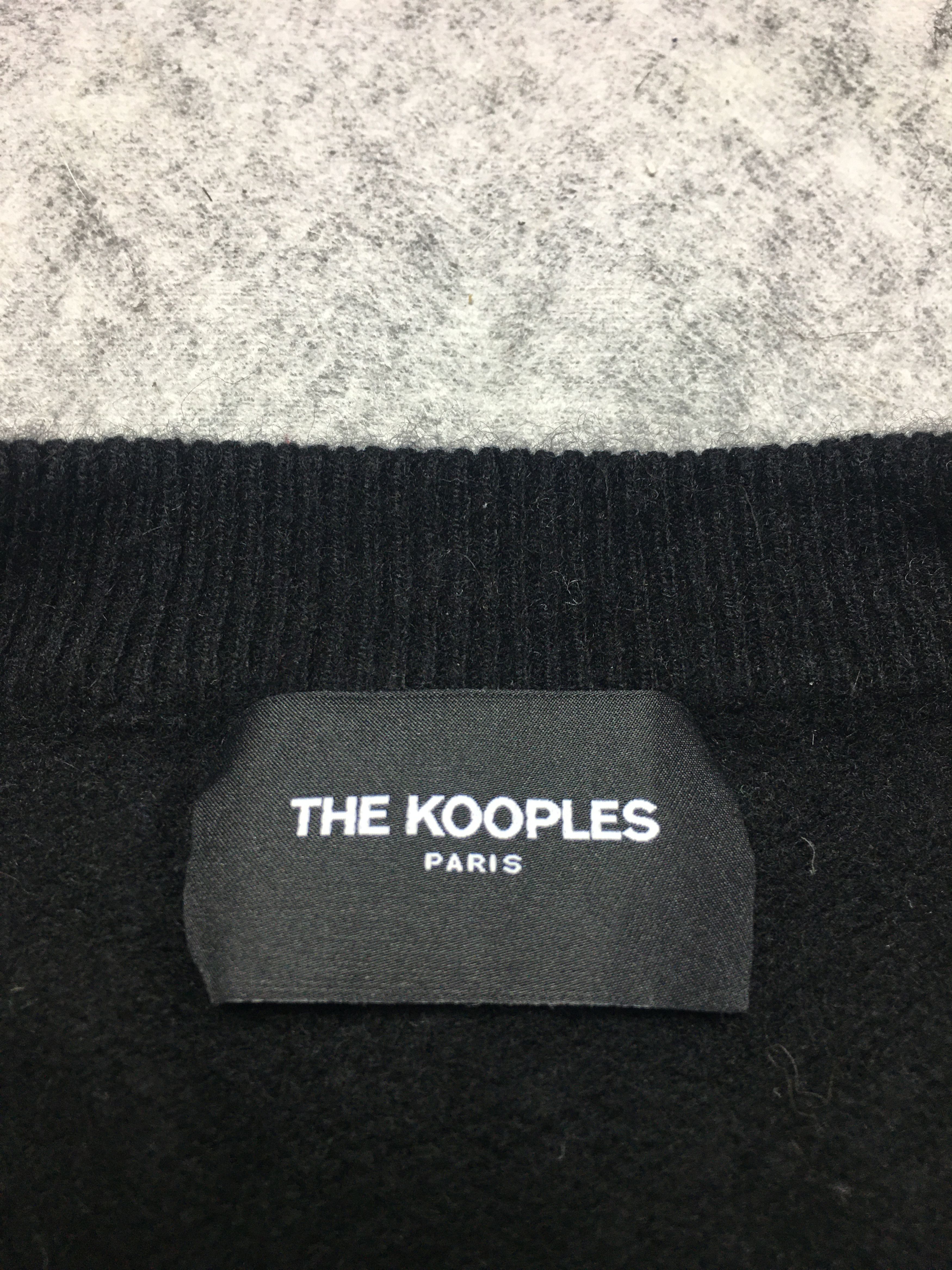 The Kooples The Kooples Pierced Wool Cashmere Blend Sweater Black Size 3 Size M / US 6-8 / IT 42-44 - 8 Thumbnail