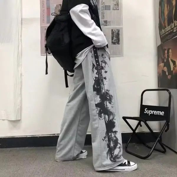 Japanese Brand Fukuoka x Kouda Side Print Sweatpant Size US 31 - 5 Thumbnail