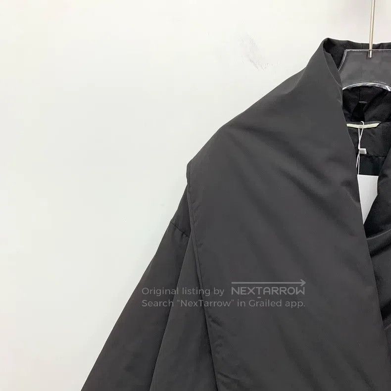 Other Max Mara Charcoal Bathrobe Style Long-Sleeve Down Jacket Size L / US 10 / IT 46 - 3 Thumbnail