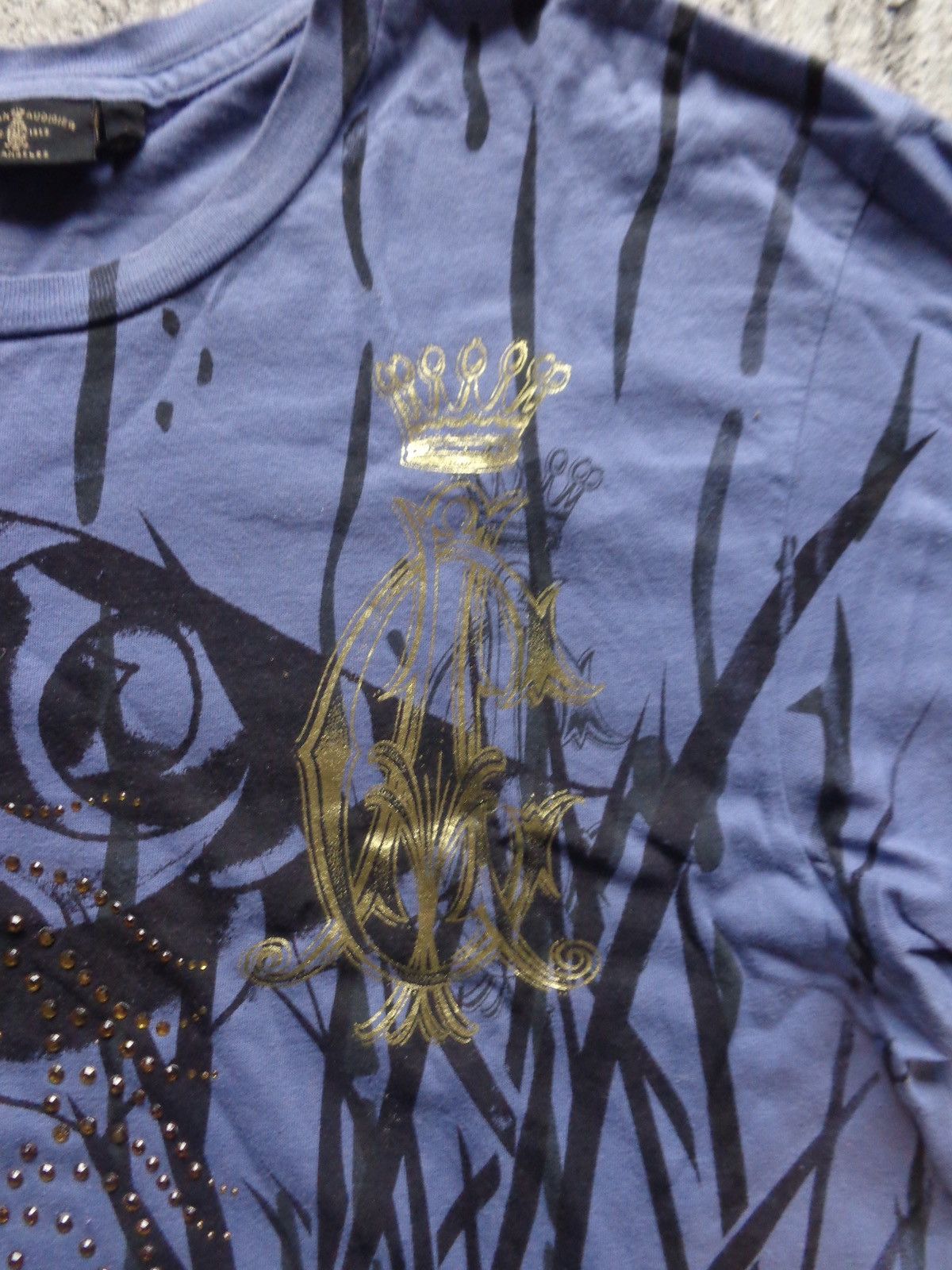 Ed Hardy Ed hardy rhinestone Y2K 2000s t-shirt Size US XL / EU 56 / 4 - 4 Thumbnail