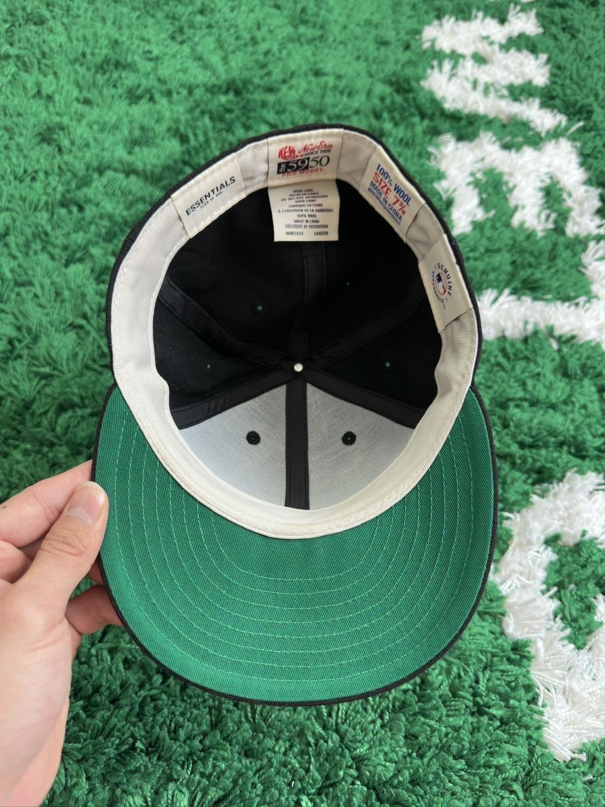 Fear of God × New Era Fear Of God Essentials New Era Fitted Hat Size ONE SIZE - 7 Thumbnail