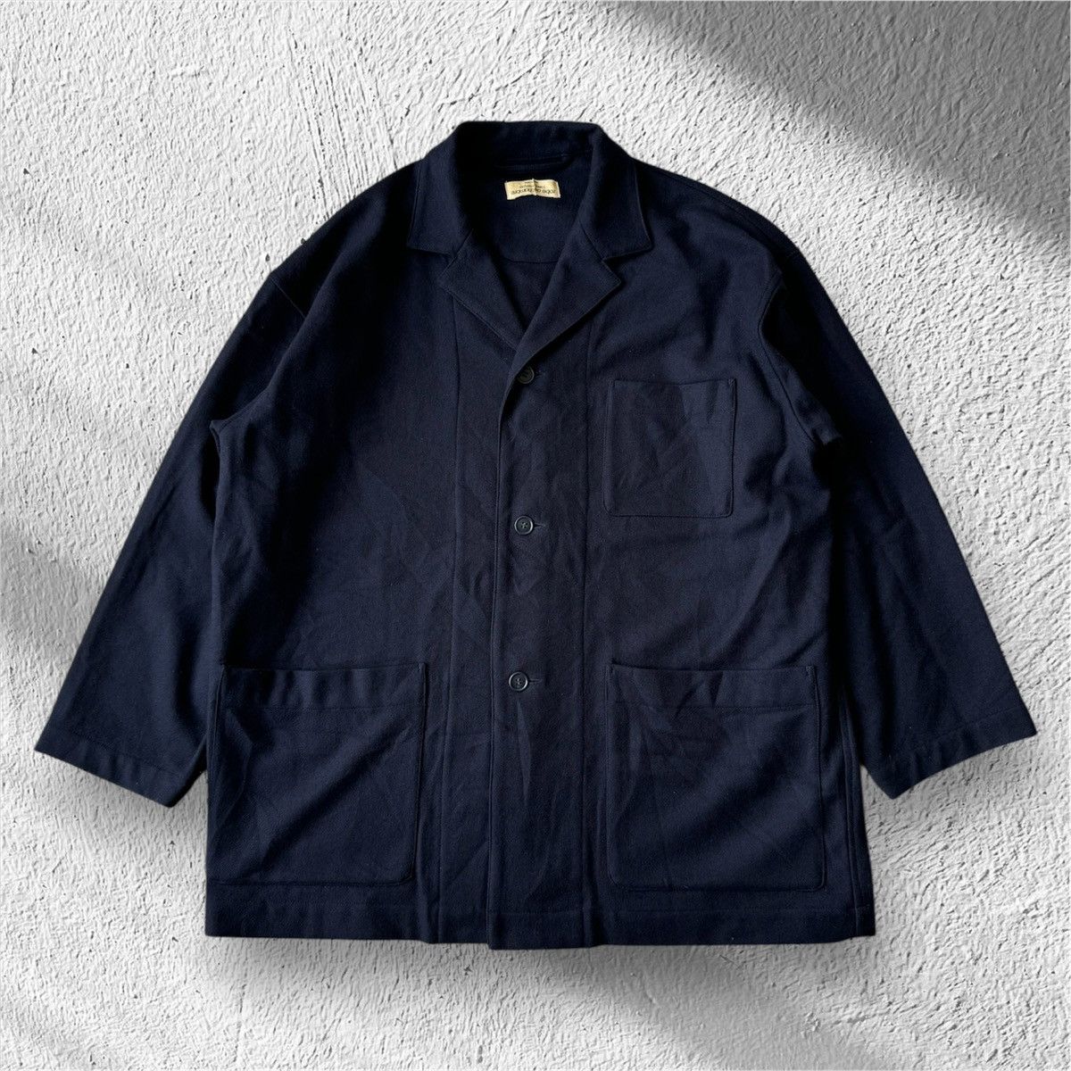 Pre-owned Comme Des Garçons Vintage Comme Des Garçon Robe De Chambre Blazer Jacket In Blue