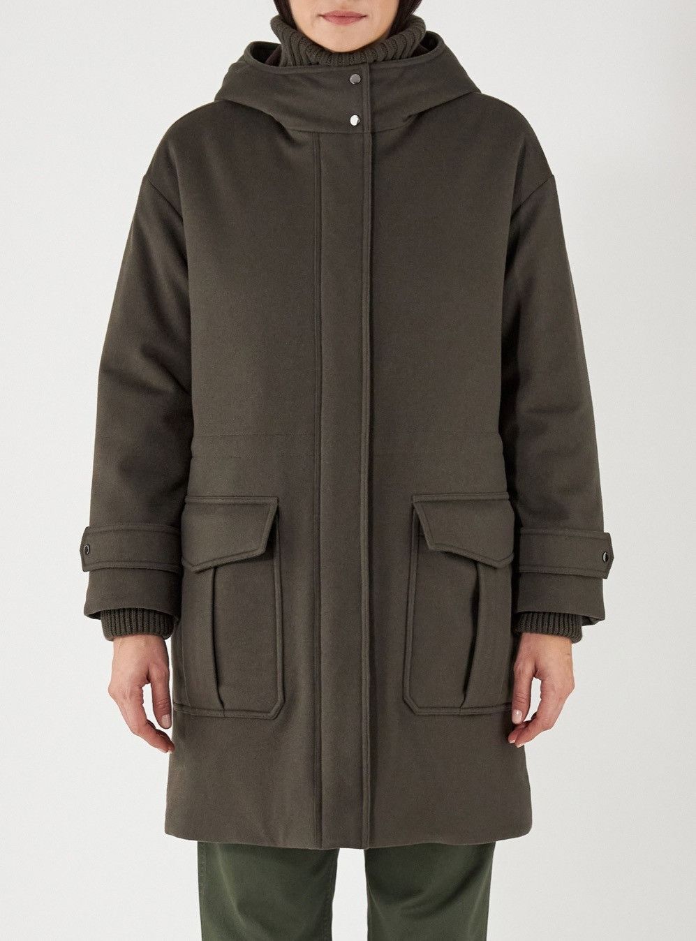 Loro Piana o1srvl11e0824 Borveior Fur Cashmere Jacket in Dark Brown Size XXL / US 16-18 / IT 52-54 - 1 Thumbnail