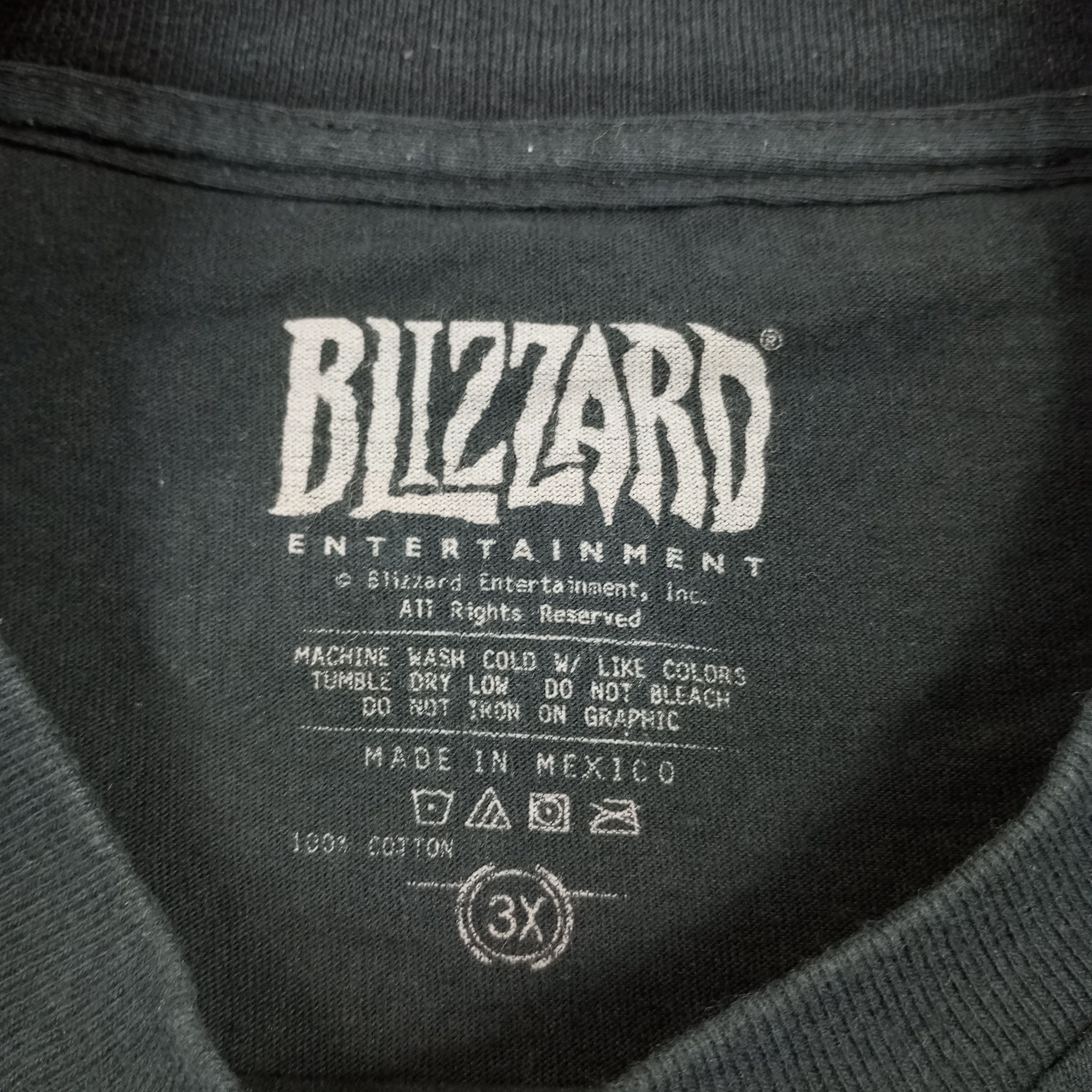 Playstation × The Game × Vintage World Of Warcraft Blizzard Games Promo Style Tshirt Size US XXL / EU 58 / 5 - 6 Thumbnail