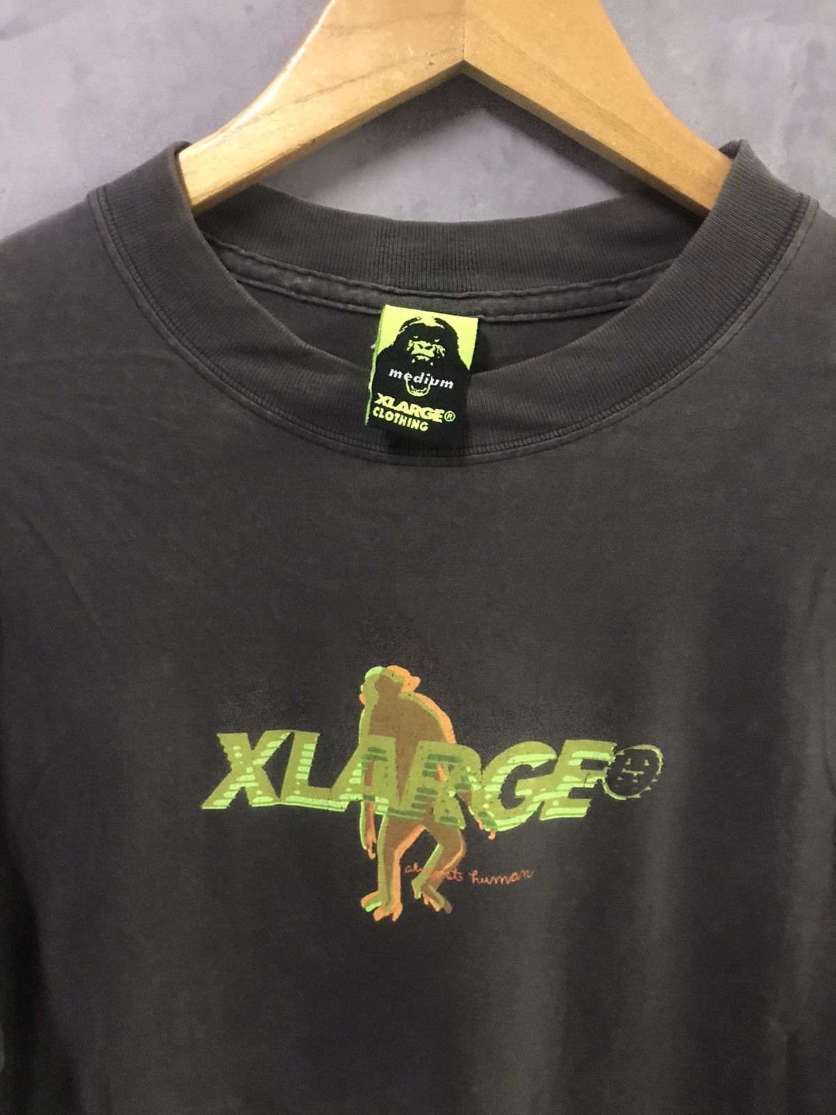 Xlarge Vintage XLARE “Almost Human” Old Logo Tee Size US M / EU 48-50 / 2 - 2 Thumbnail