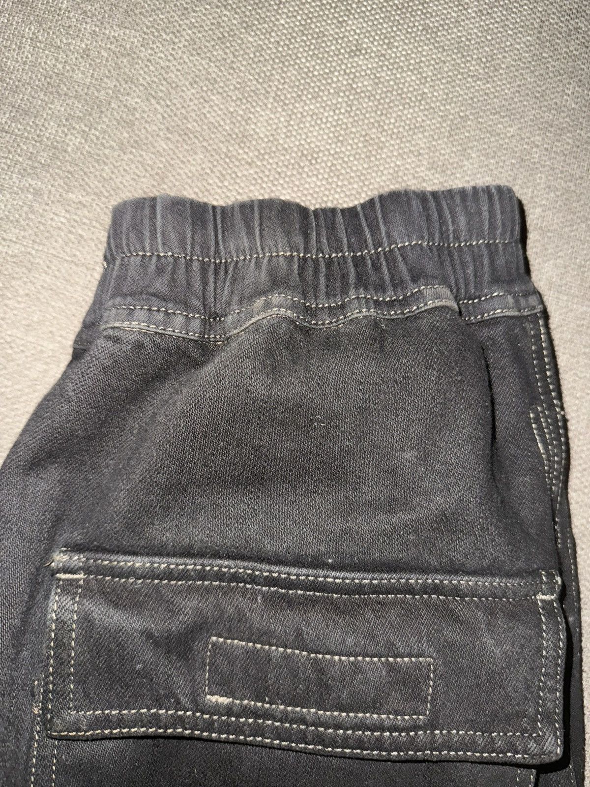Rick Owens DRKSHDW by Rick Owens Wide-Leg Cargo Denim Jeans – XS Size US 34 / EU 50 - 1 Thumbnail