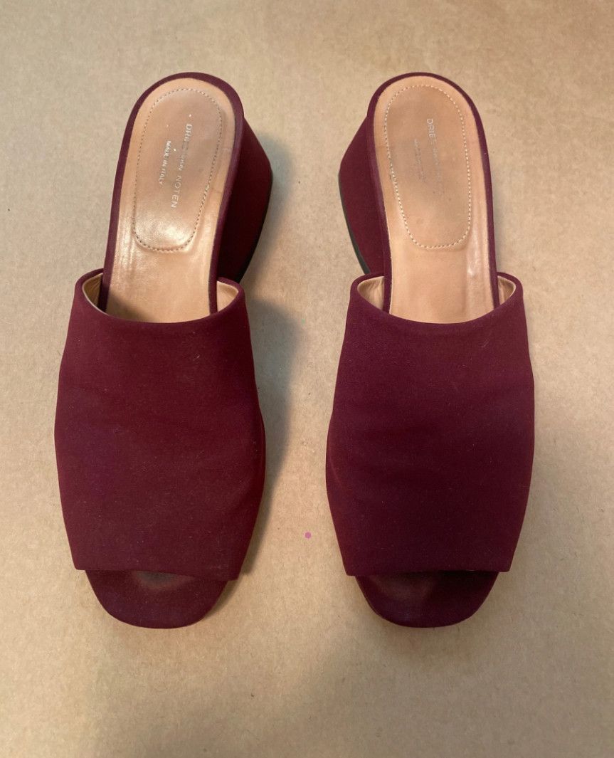 Dries Van Noten Dires Van Noten Sculptural Wrapped Heels Size US 7.5 / IT 37.5 - 2 Thumbnail