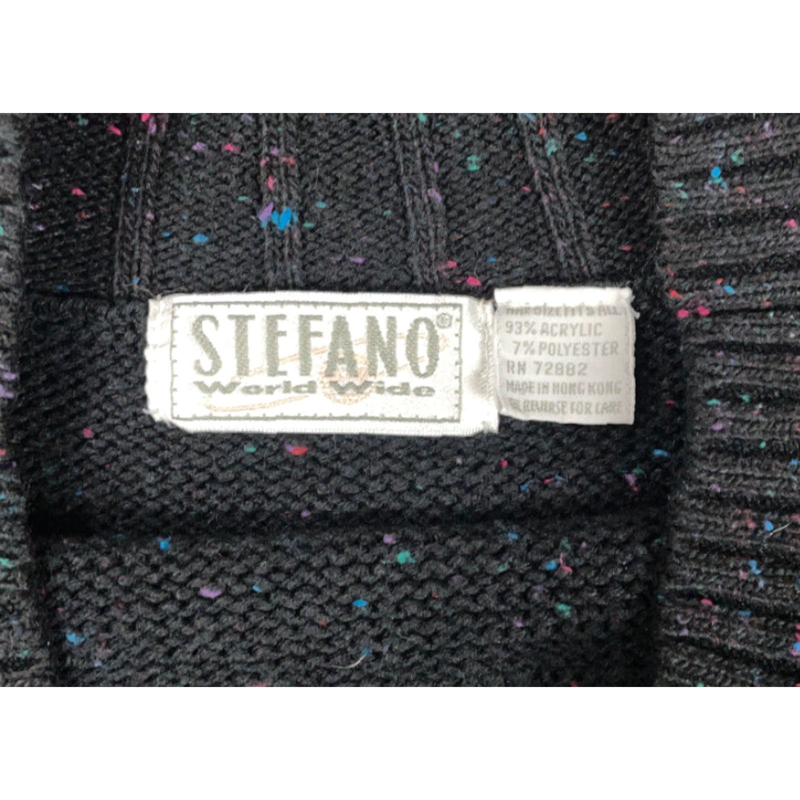 Vintage VINTAGE Stefano Sweater Women M Gray Fleck Knit 90s Oversized Pullover Hipster Size M / US 6-8 / IT 42-44 - 4 Thumbnail