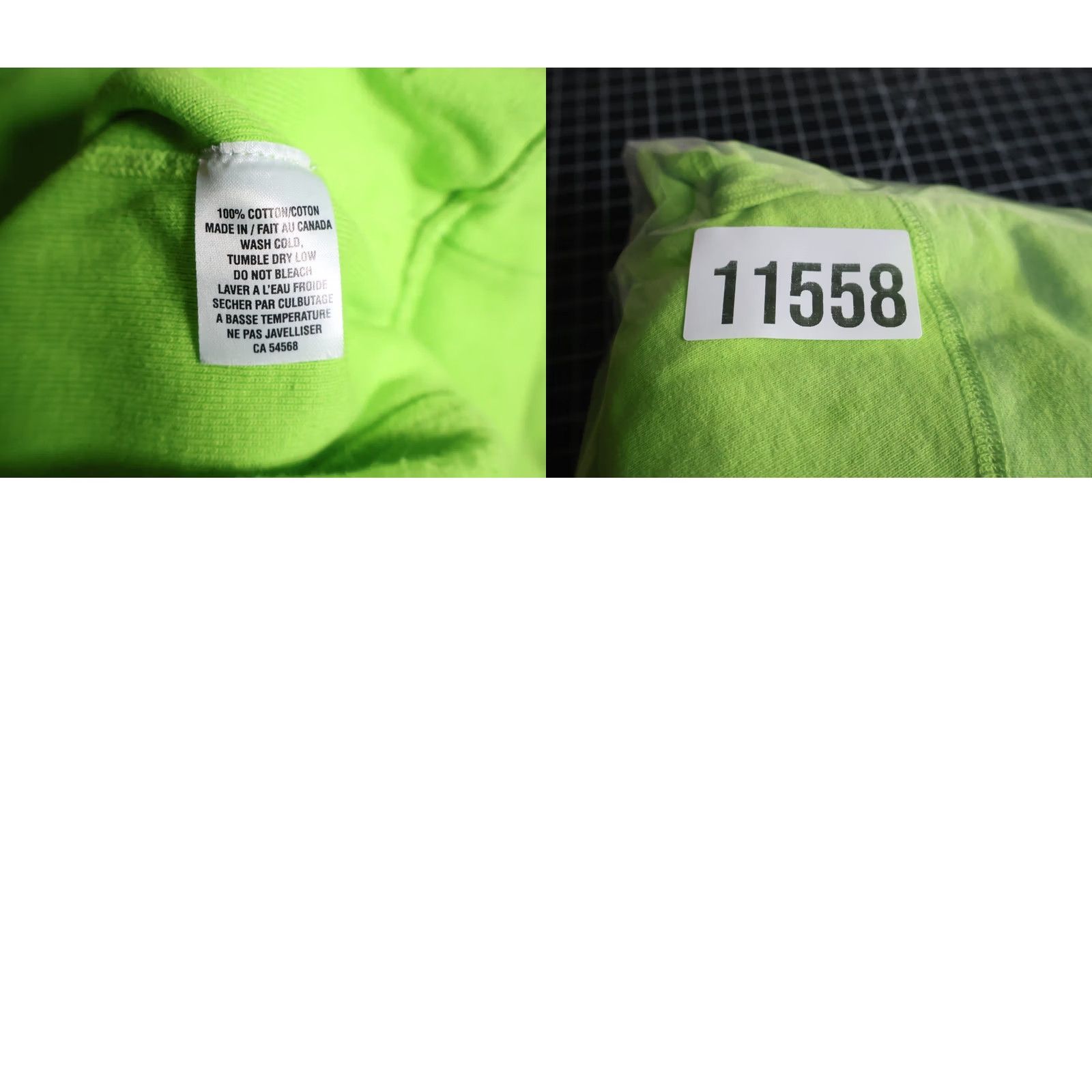 Awake NY Awake Hoodie Men Medium Lime Green Embroidered Sweatshirt Heavyweight Cotton Fleece Pockets Retro 90s Size US M / EU 48-50 / 2 - 9 Thumbnail