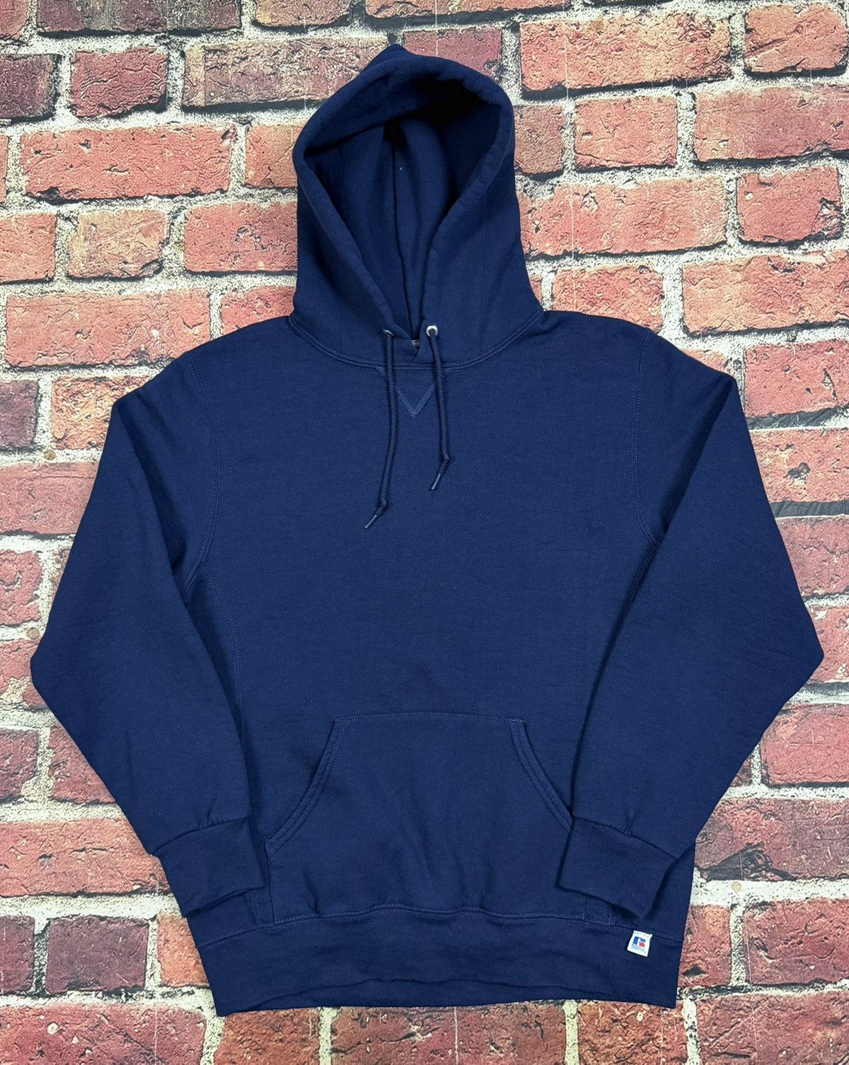 Russell Athletic Vintage Russell Athletic Hoodie Sweatshirt Blank Navy Y2K Size US M / EU 48-50 / 2 - 1 Thumbnail