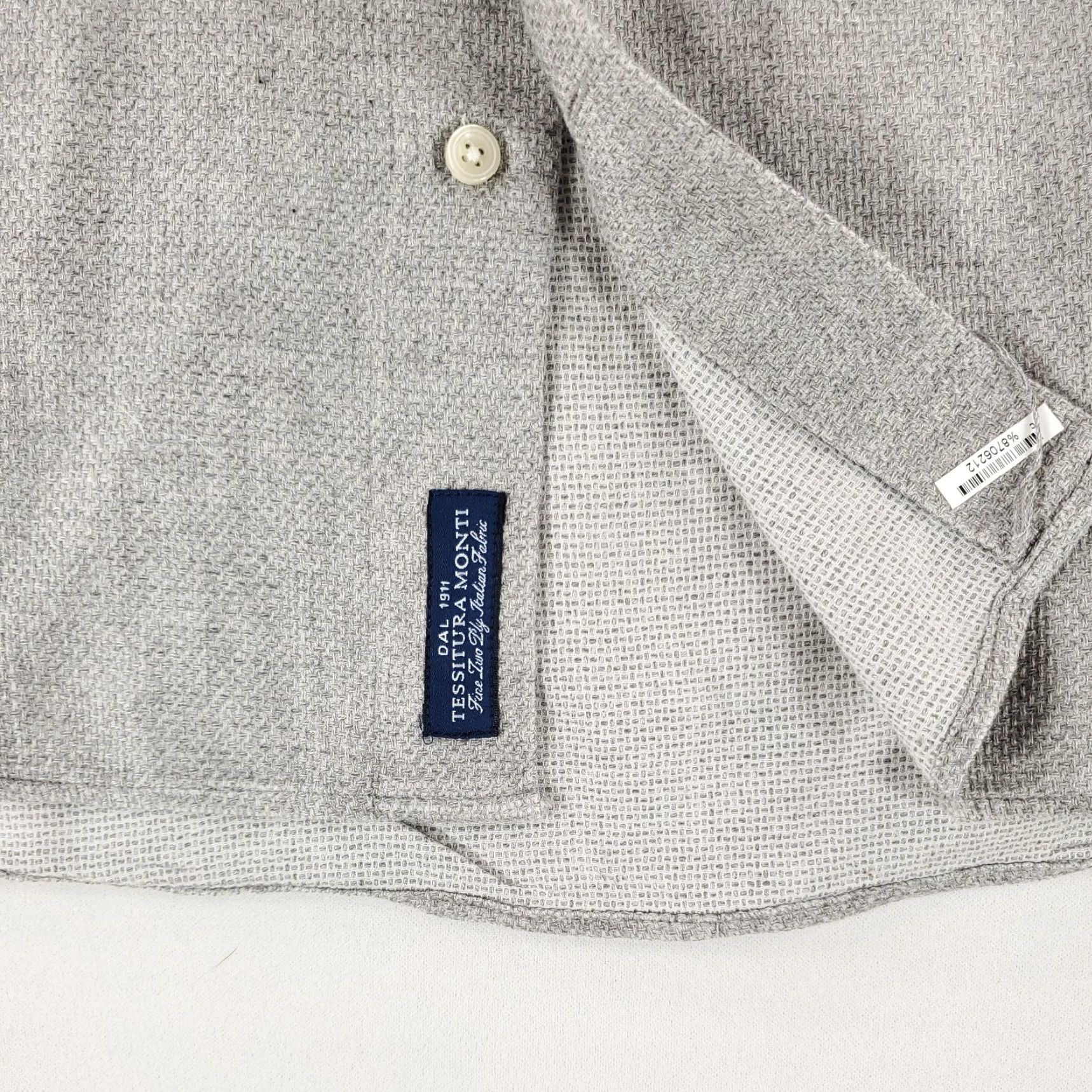 Suitsupply Suitsupply Button Up Shirt Waffle Knit Egyptian Cotton Gray Mens 16.5-42 Shirt Long Sleeve Regular Men Mens Gray 16.5 Size US XL / EU 56 / 4 - 4 Thumbnail