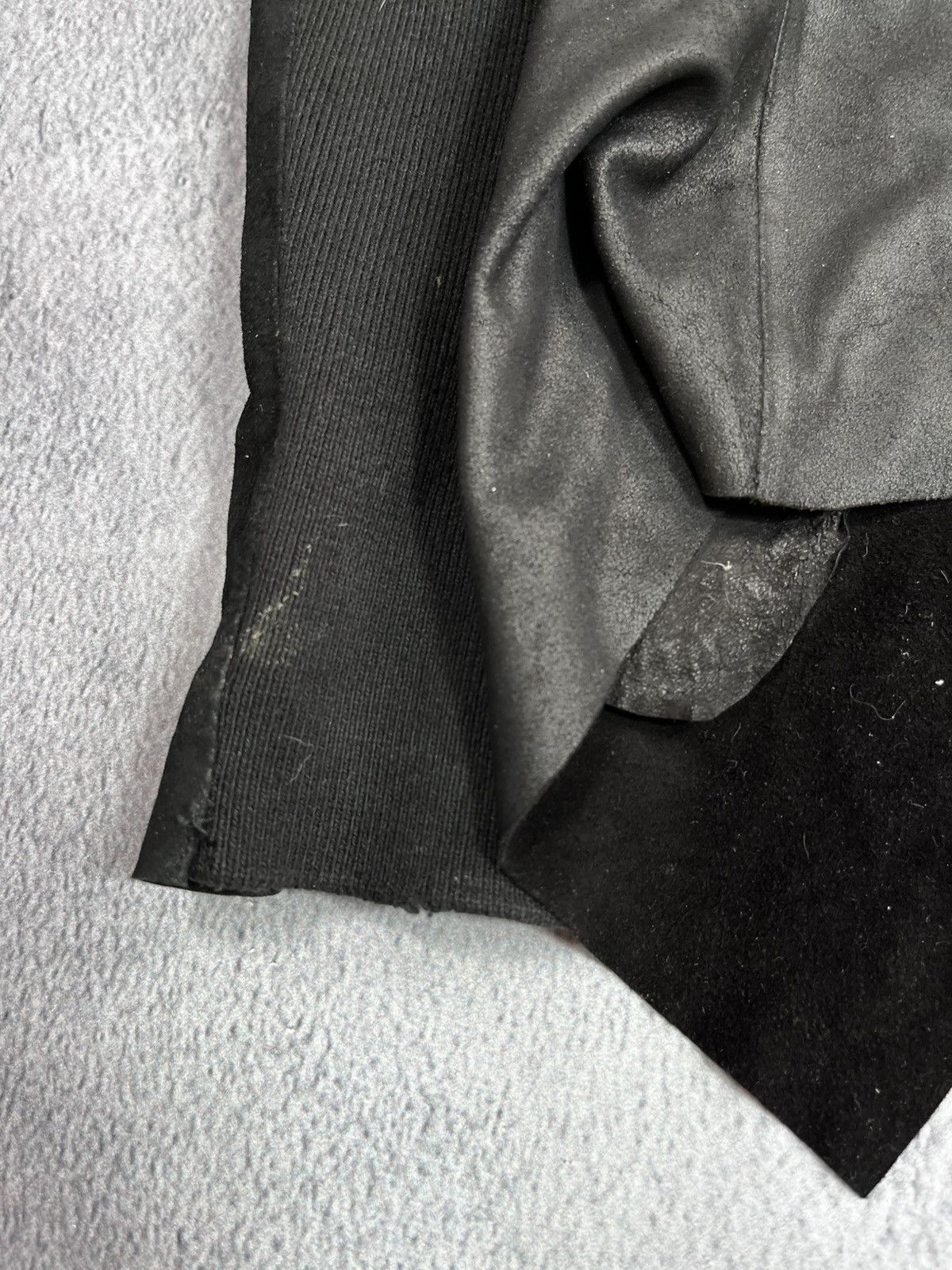Vintage Vintage Yohji style asymmetric leather avant garde jacket Size M / US 6-8 / IT 42-44 - 11 Thumbnail