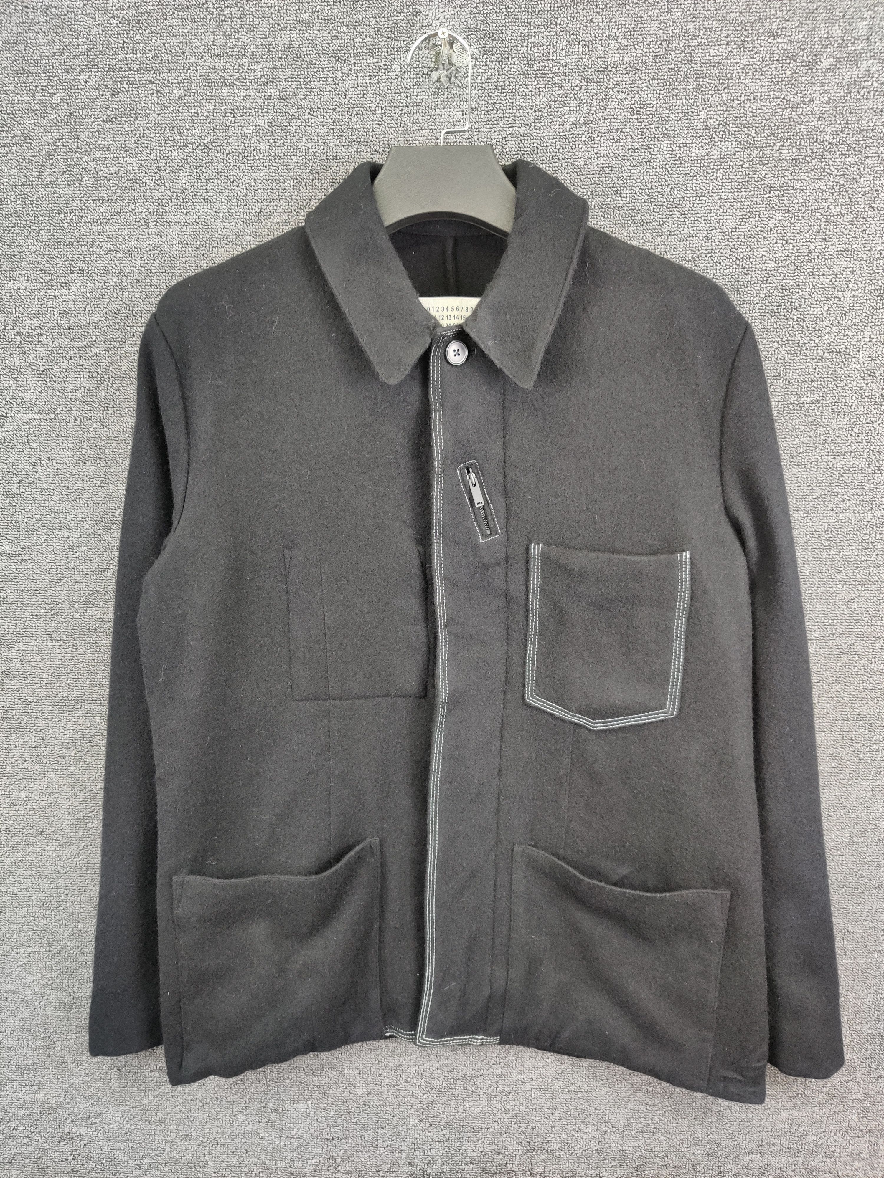 Maison Margiela Maison Margiela 16AW Contrast Stitch Wool Jacket Size US L / EU 52-54 / 3 - 1 Thumbnail