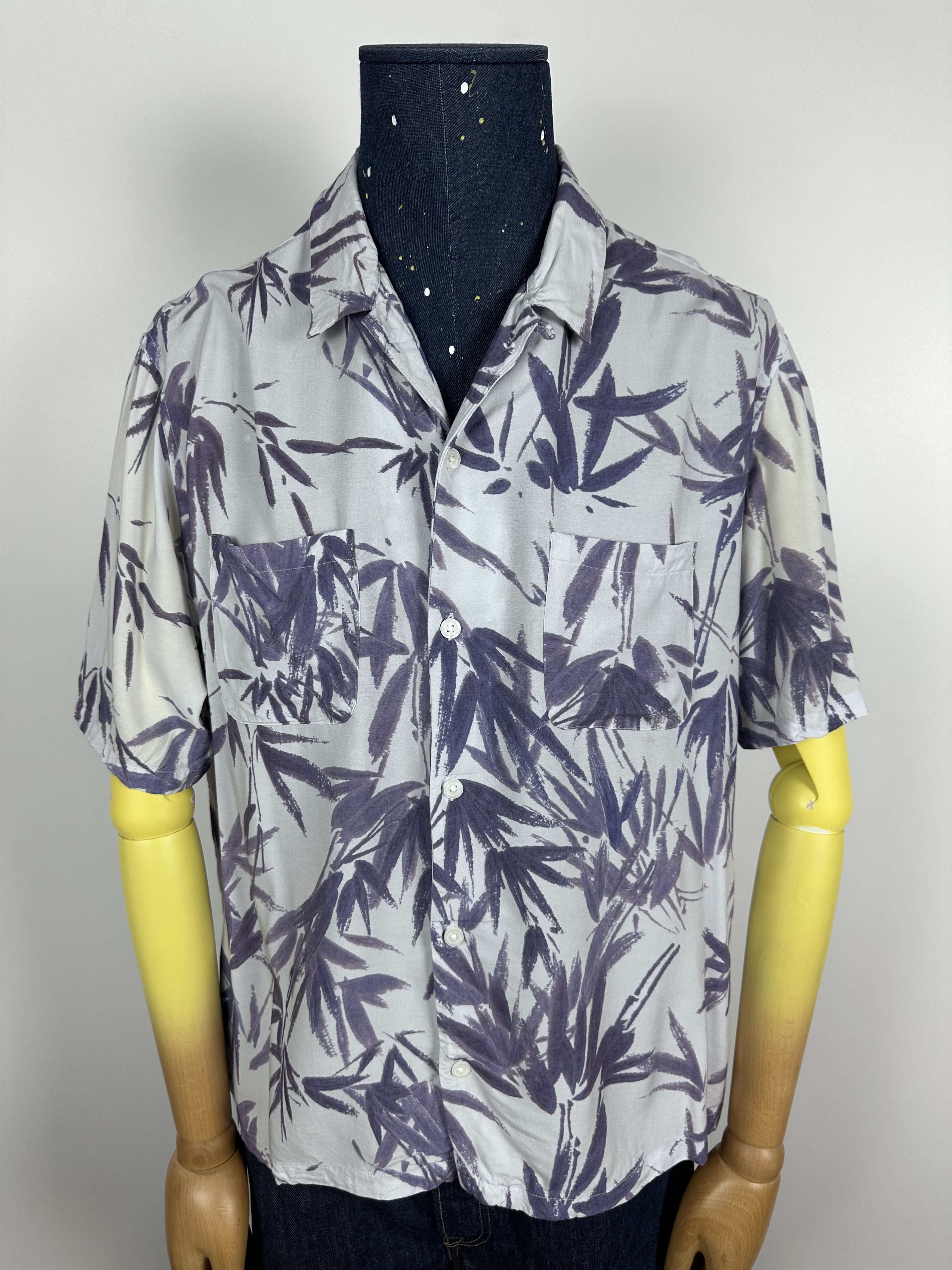 Allsaints Allsaints Bambusa Short Sleeve Button-Up Camp Shirt Size XL Size US XL / EU 56 / 4 - 2 Thumbnail