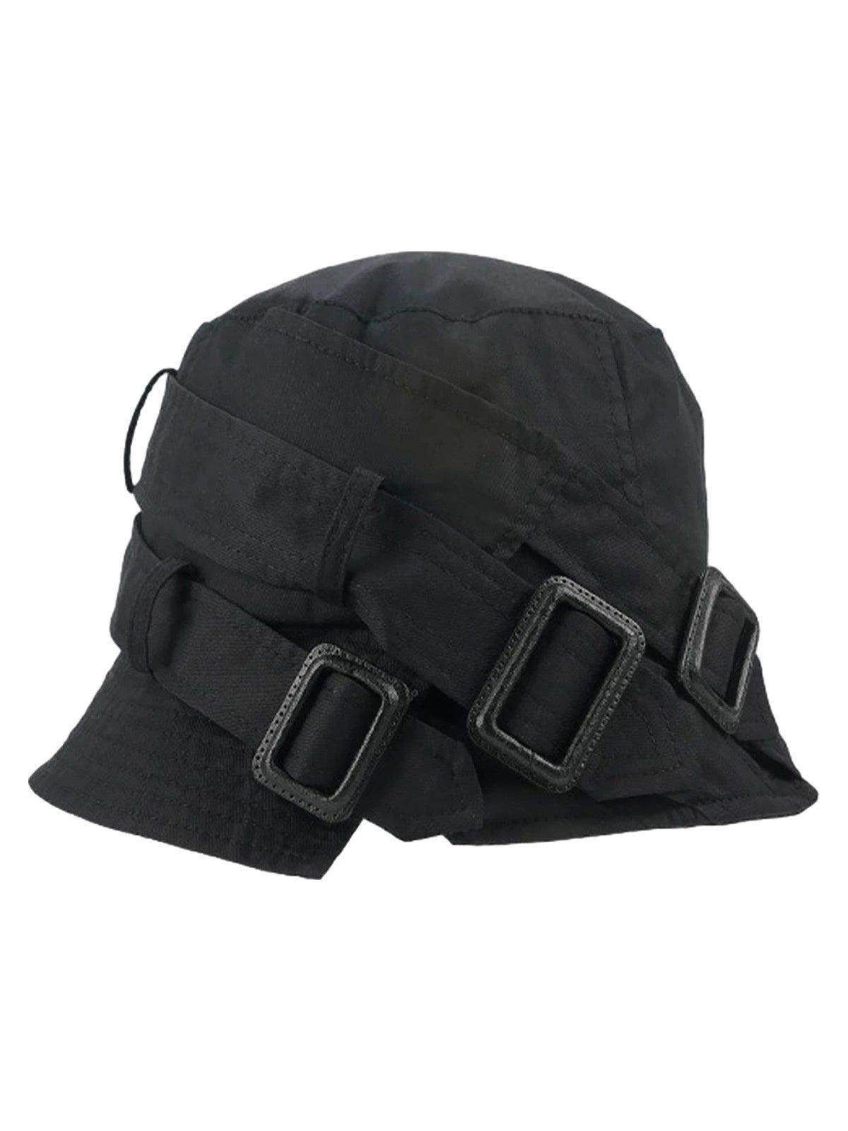 Other Black Buckle Detail Bucket Hat, Adjustable Fit Hat Size ONE SIZE - 3 Thumbnail