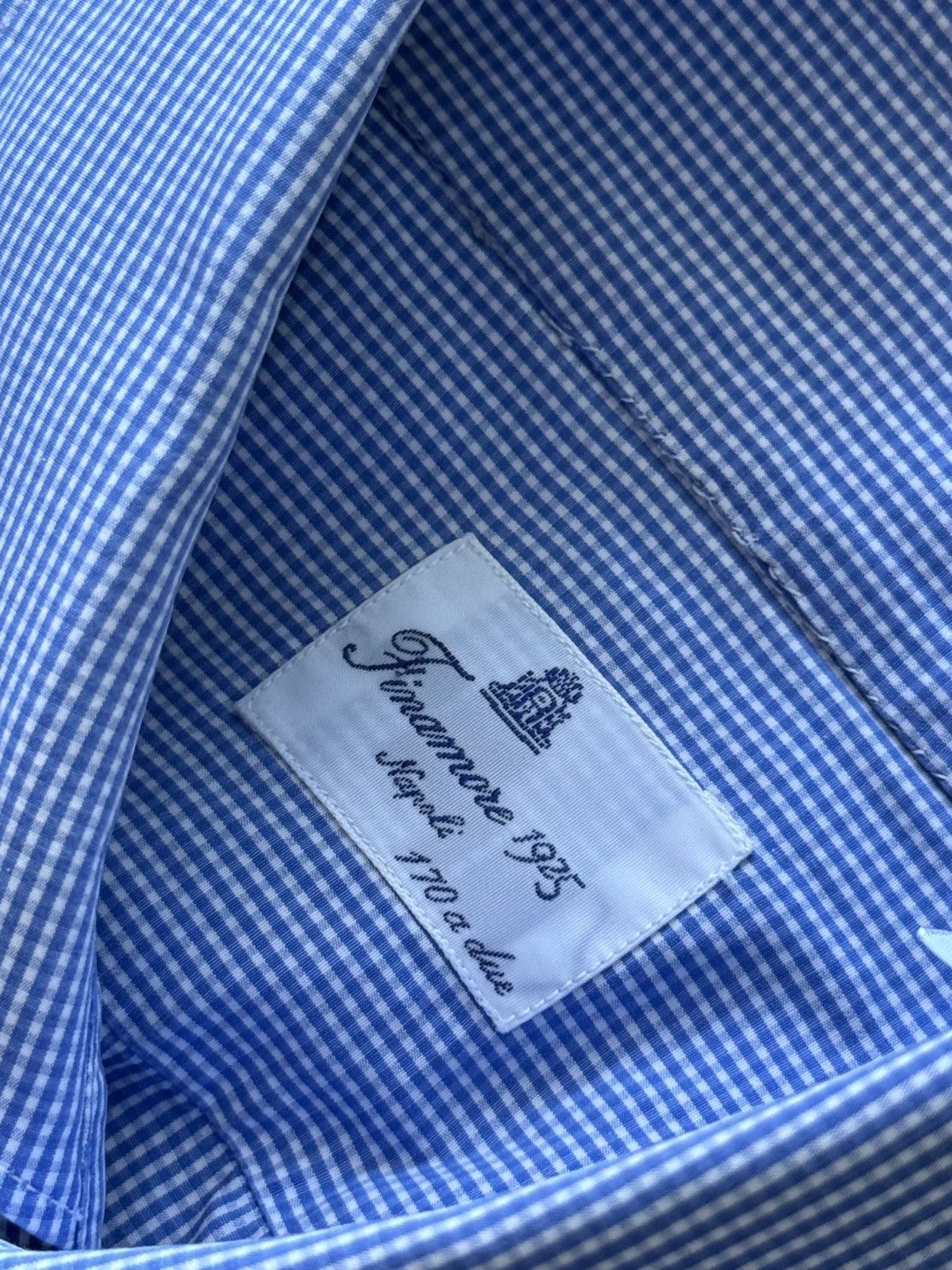 Finamore Finamore Napoli check ls shirt Size US L / EU 52-54 / 3 - 4 Thumbnail