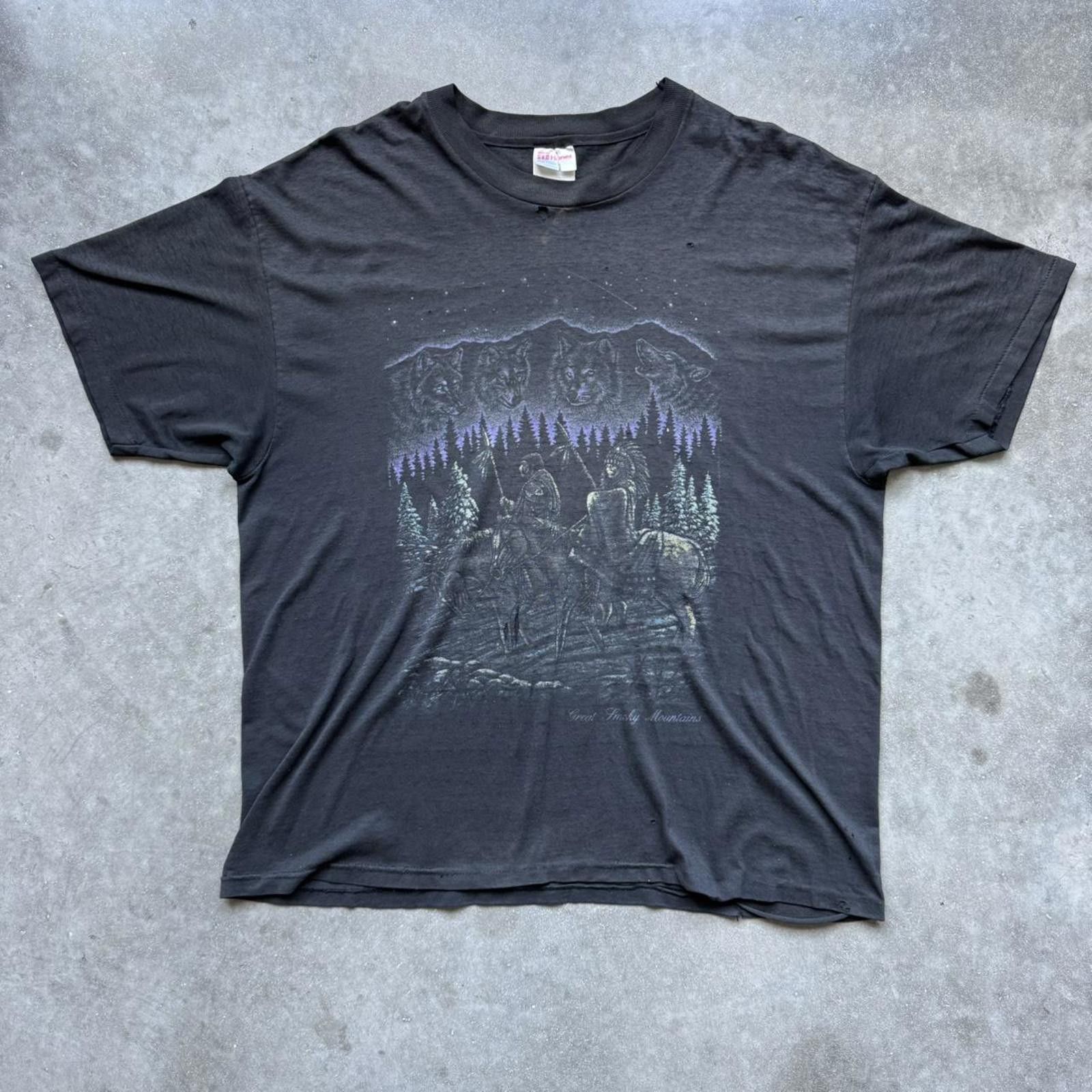 Other Great Smokey Mountains “Native Spirits” Graphic T-Shirt Size US XL / EU 56 / 4 - 1 Thumbnail