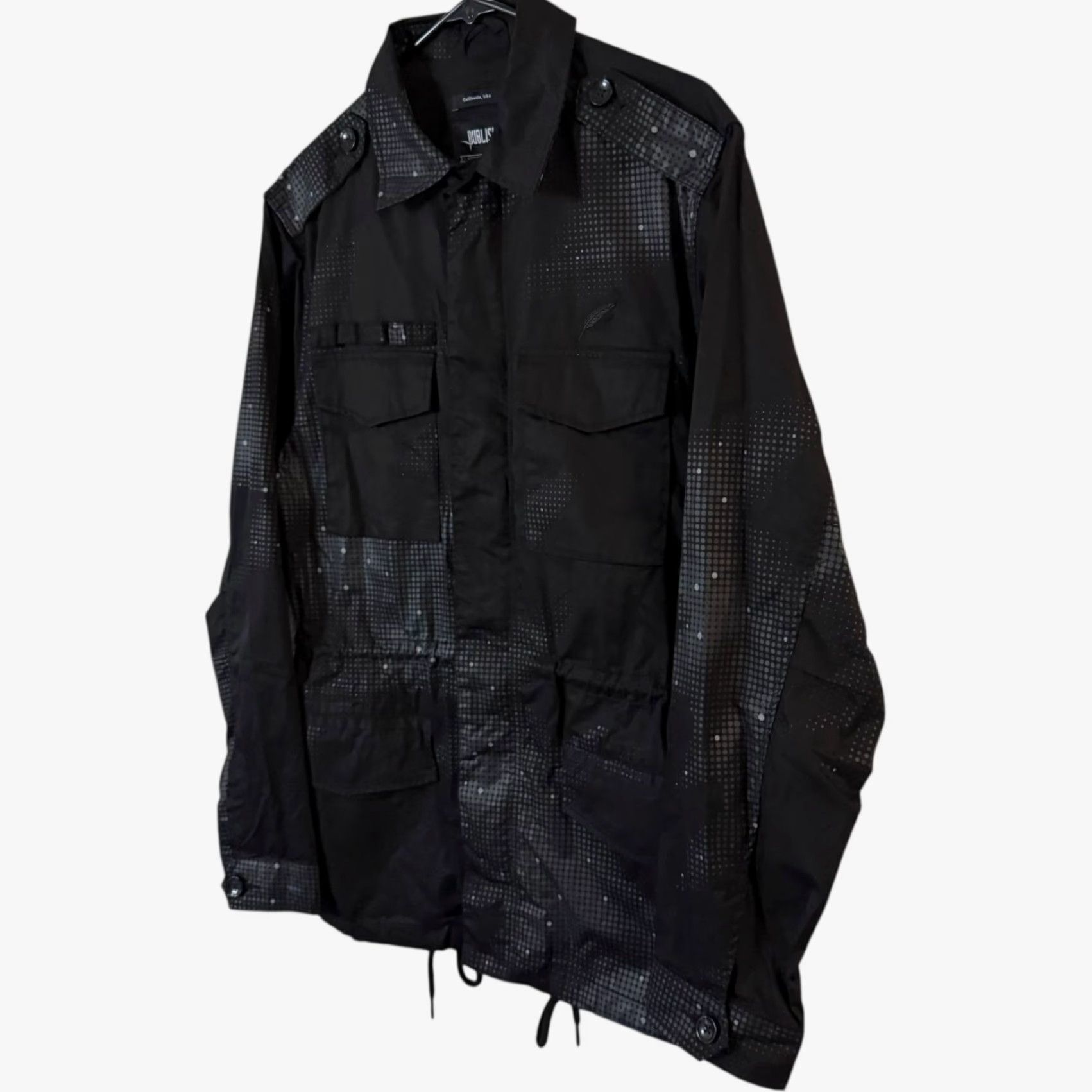 J Brand Publish Brand M65 Military Cargo Field Jacket Black Men's Size Large 100% Cotton Size US L / EU 52-54 / 3 - 2 Thumbnail