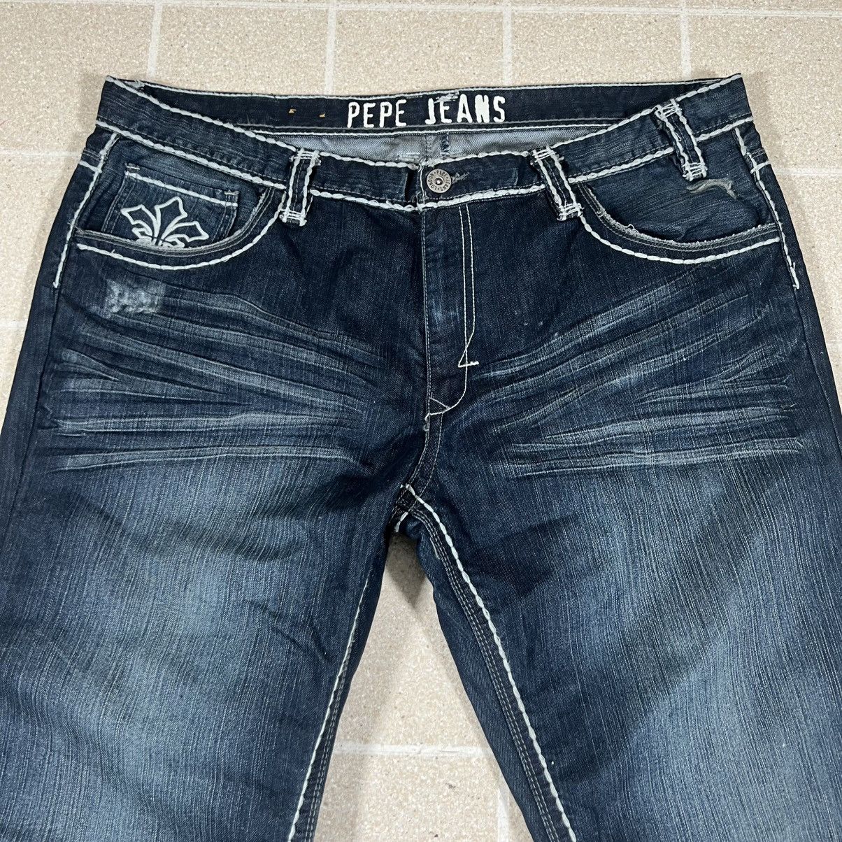 Pepe Jeans Vintage Pepe Jeans Skater Wide Leg 42x34 Baggy Denim Rap Y2K Size US 42 / EU 58 - 5 Thumbnail