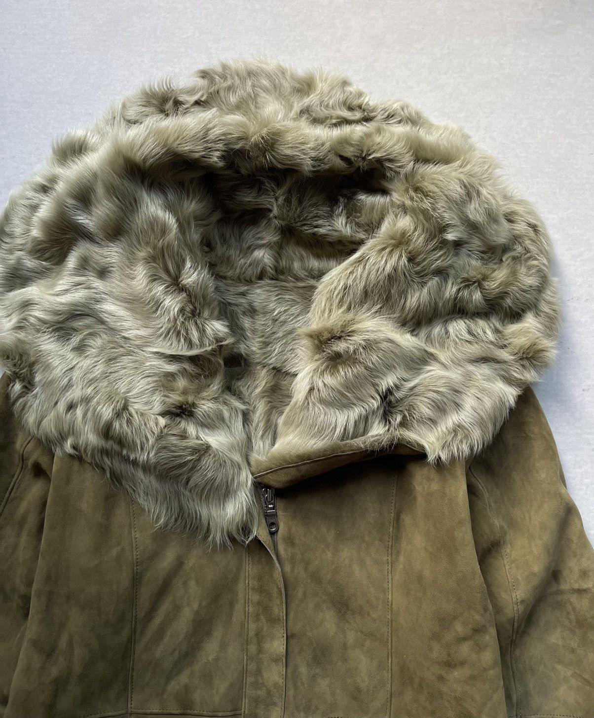 If Six Was Nine 🔥Vtg Hiroki Japan Faux Fur Lining Sherling Leather Jacket Size US M / EU 48-50 / 2 - 9 Thumbnail