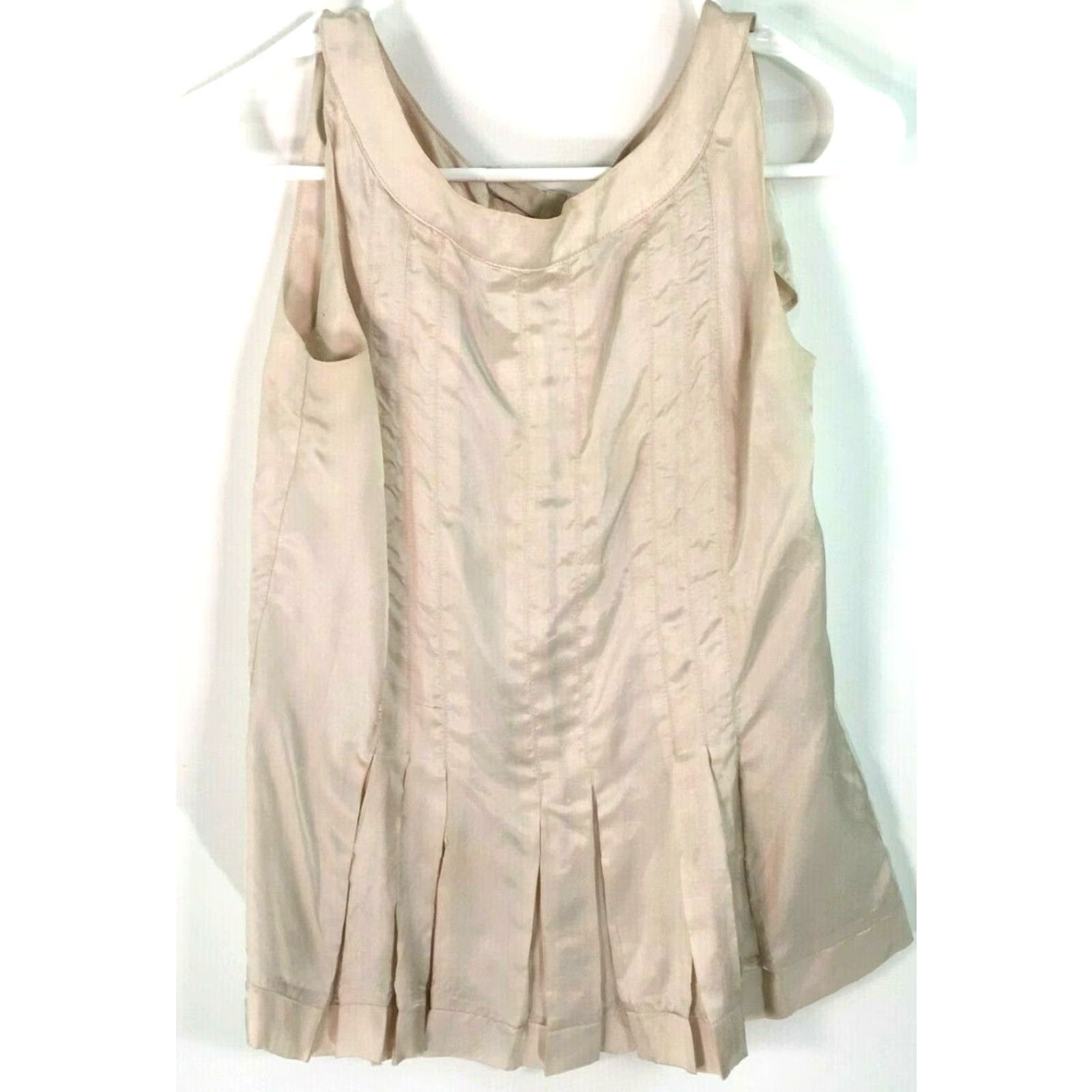H&M VINTAGE H&M Womens Blouse Shirt Casual Sleeveless Front Zip Regular Size 4 Gray Size S / US 4 / IT 40 - 2 Thumbnail
