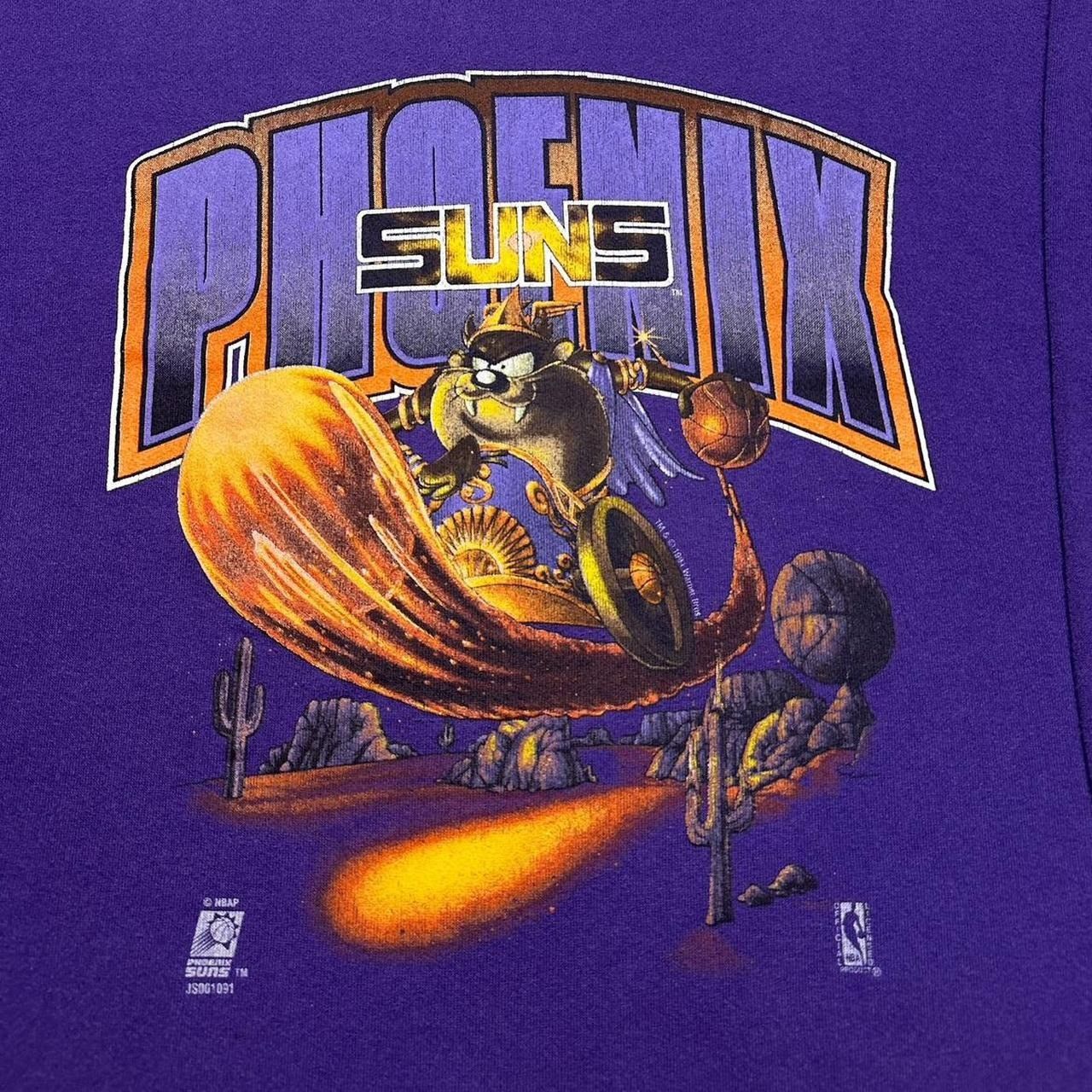 NBA × Vintage Vintage Phoenix Suns Taz Crewneck Size US XL / EU 56 / 4 - 4 Thumbnail